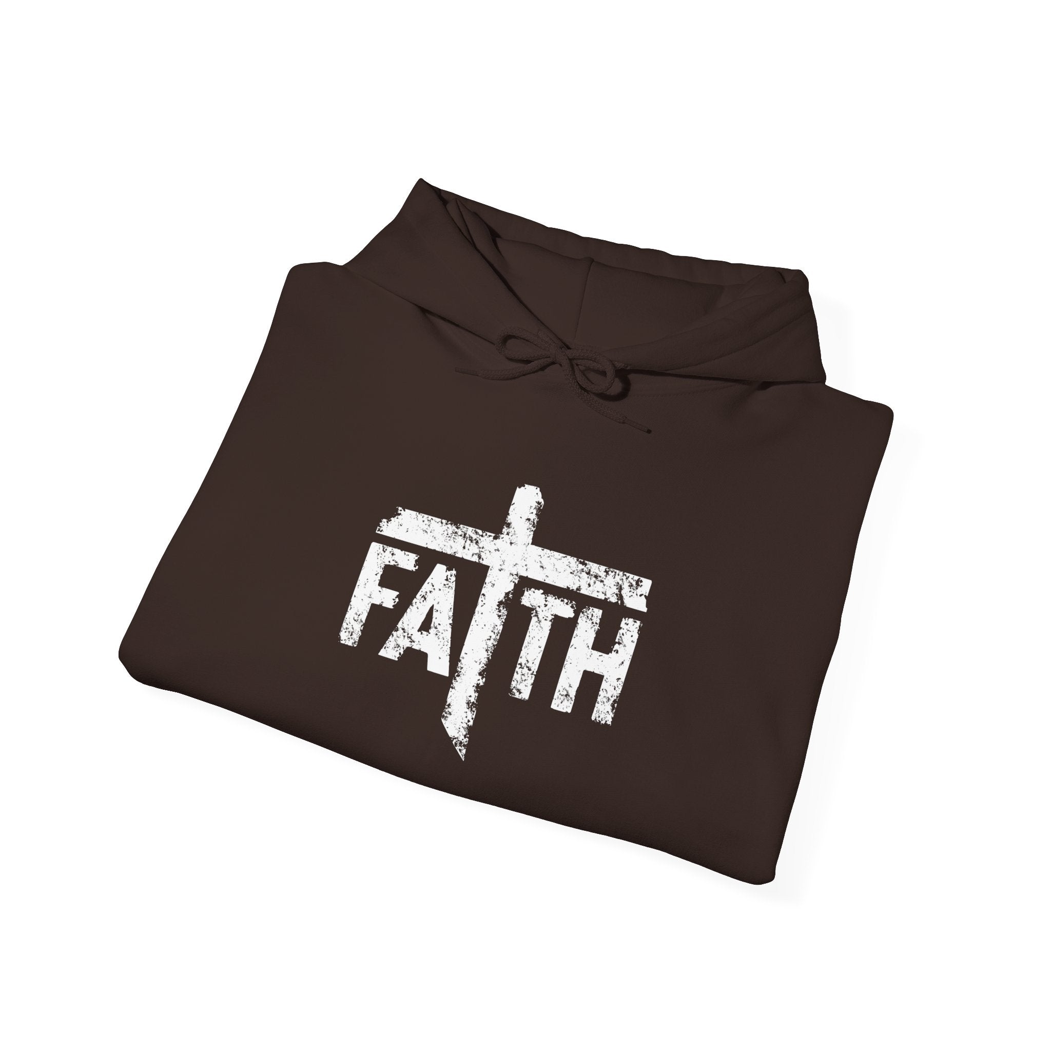 Faith Hoodie, Inspirational Sweatshirt for Men and Women, Cozy Pullover for Church, Gifts for Believers, Religious Apparel