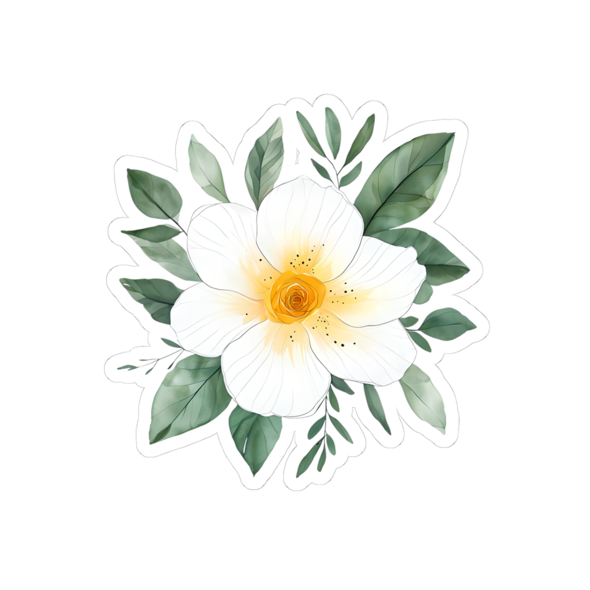 Floral Kiss-Cut Stickers - Botanical Decor, Nature Vibes, Laptop Stickers, Gift for Her, Scrapbooking Accessories