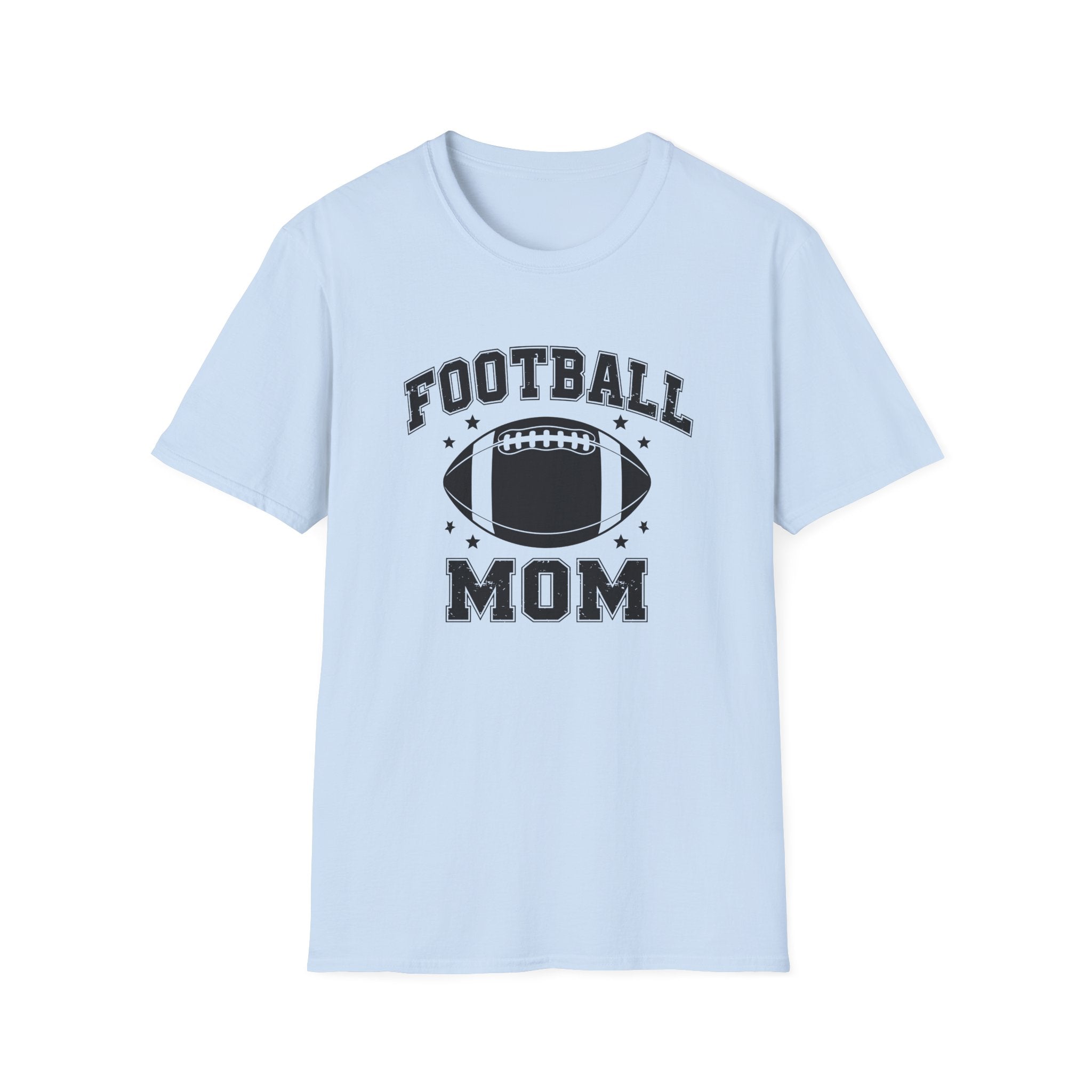 Football Mom Unisex Softstyle T-Shirt, Perfect Gift for Sports Moms, Game Day Tee, Team Spirit Shirt, Gift for Football Lovers