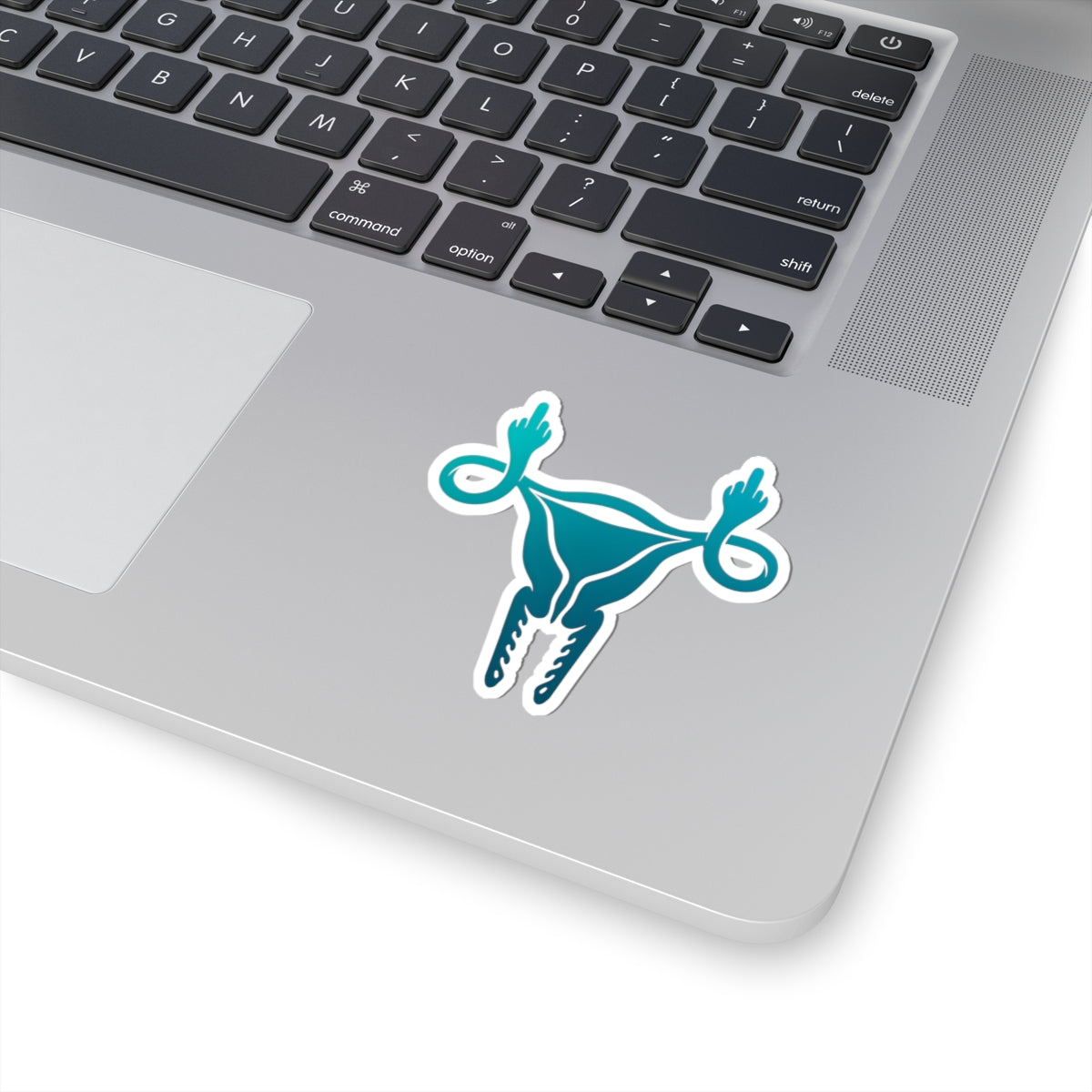Empowered Uterus Kiss-Cut Stickers | Feminist Decor, Laptop Stickers, Bumper Sticker, Gift for Women, Cute Feminism