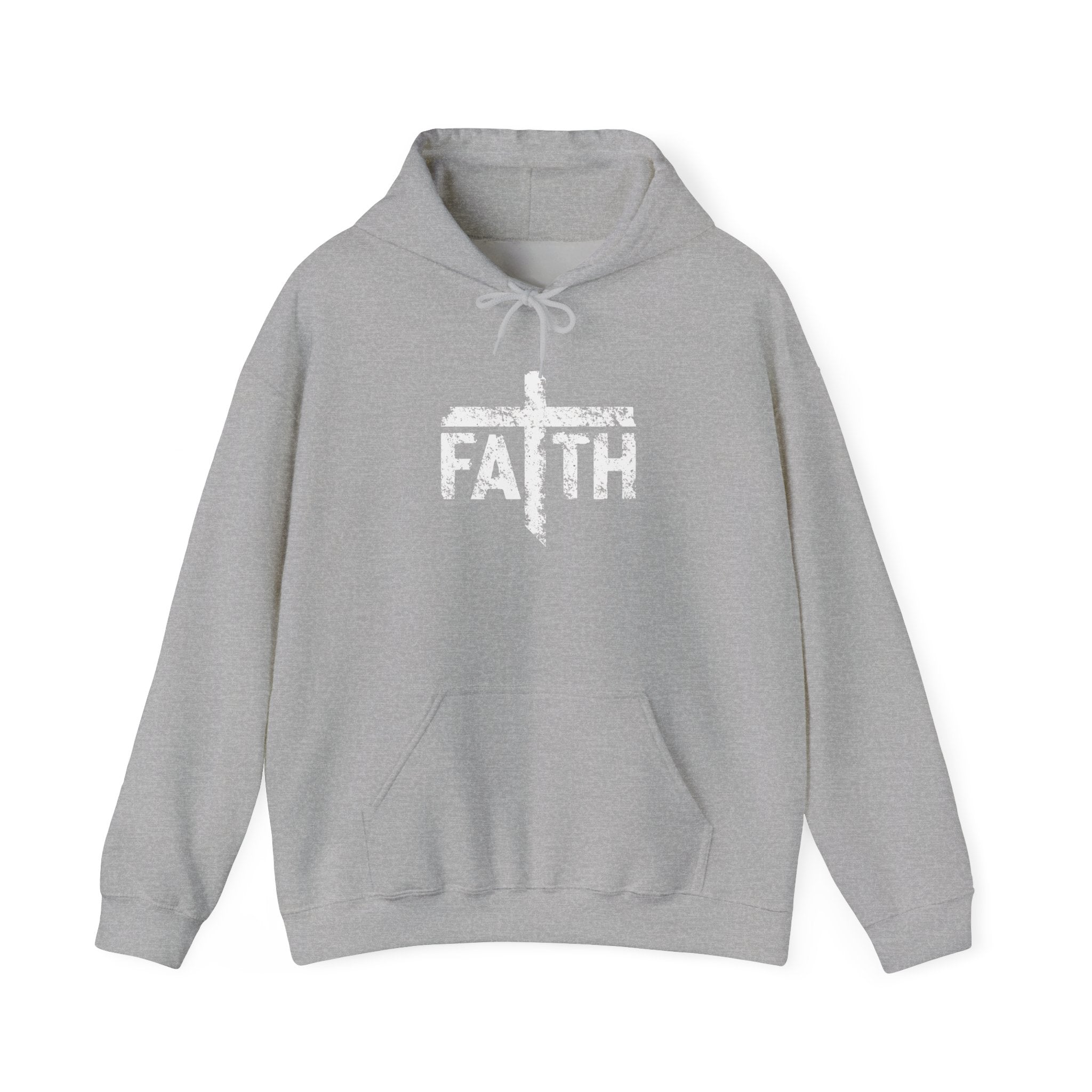 Faith Hoodie, Inspirational Sweatshirt for Men and Women, Cozy Pullover for Church, Gifts for Believers, Religious Apparel