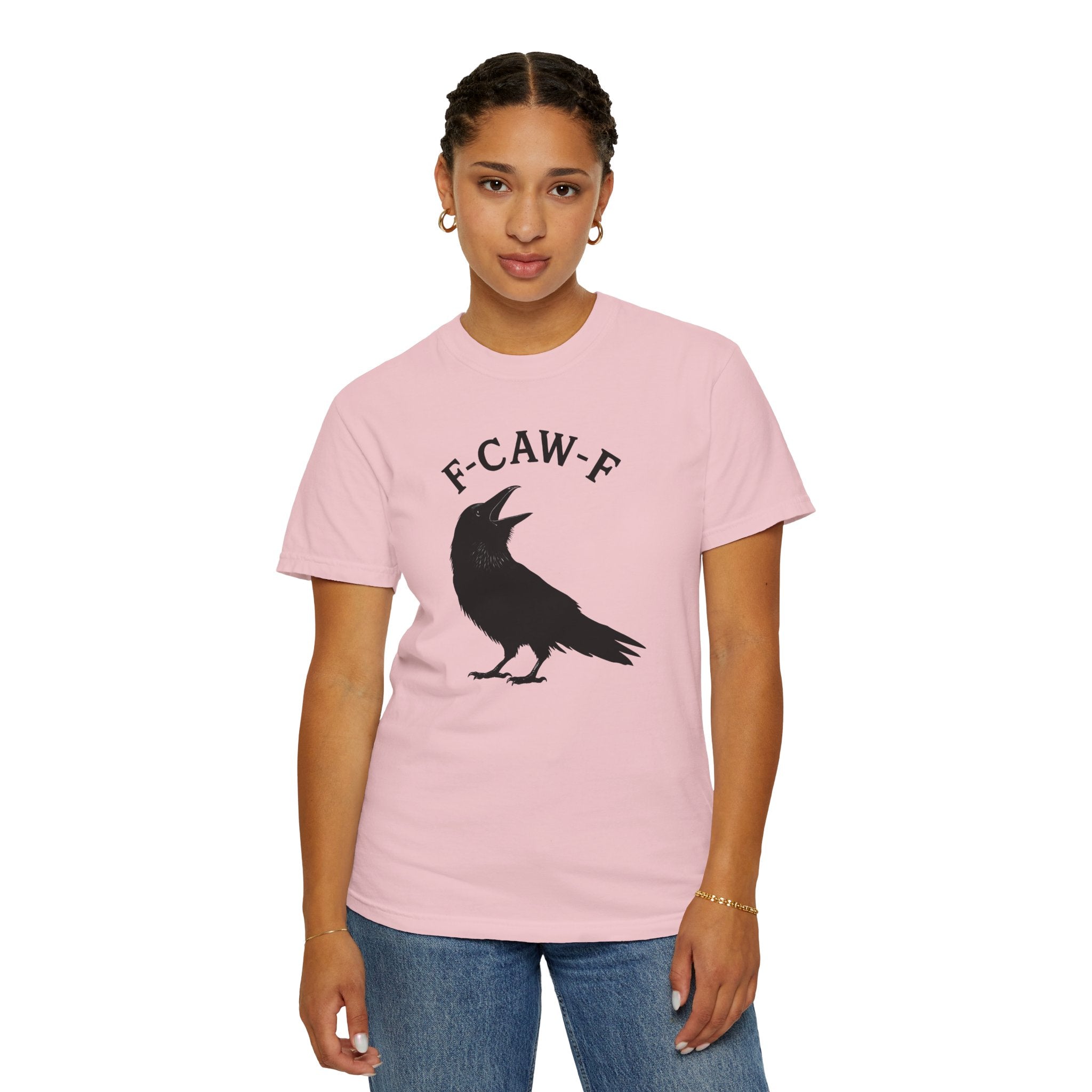 F-Caw-F Unisex Garment-Dyed T-Shirt