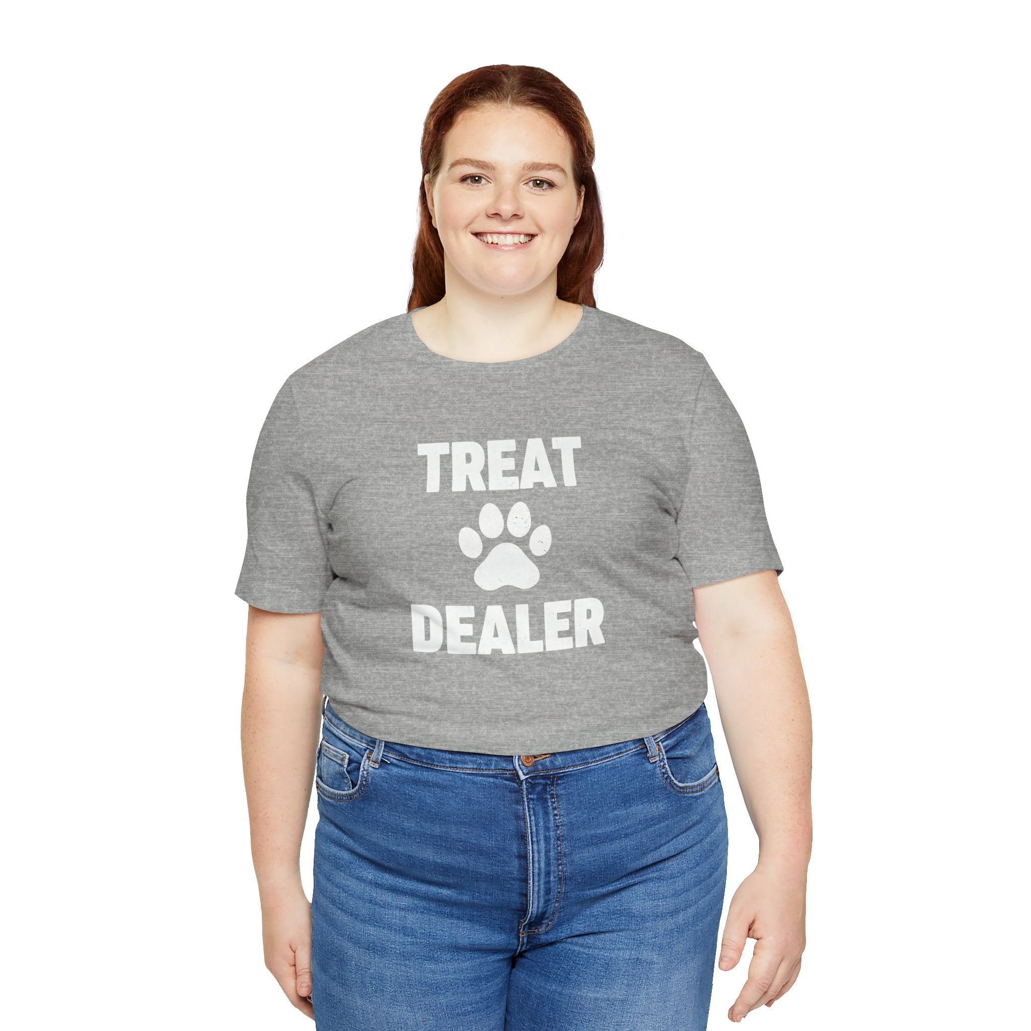 Treat Dealer T-Shirt — Funny Paw Print Tee for Dog Lovers