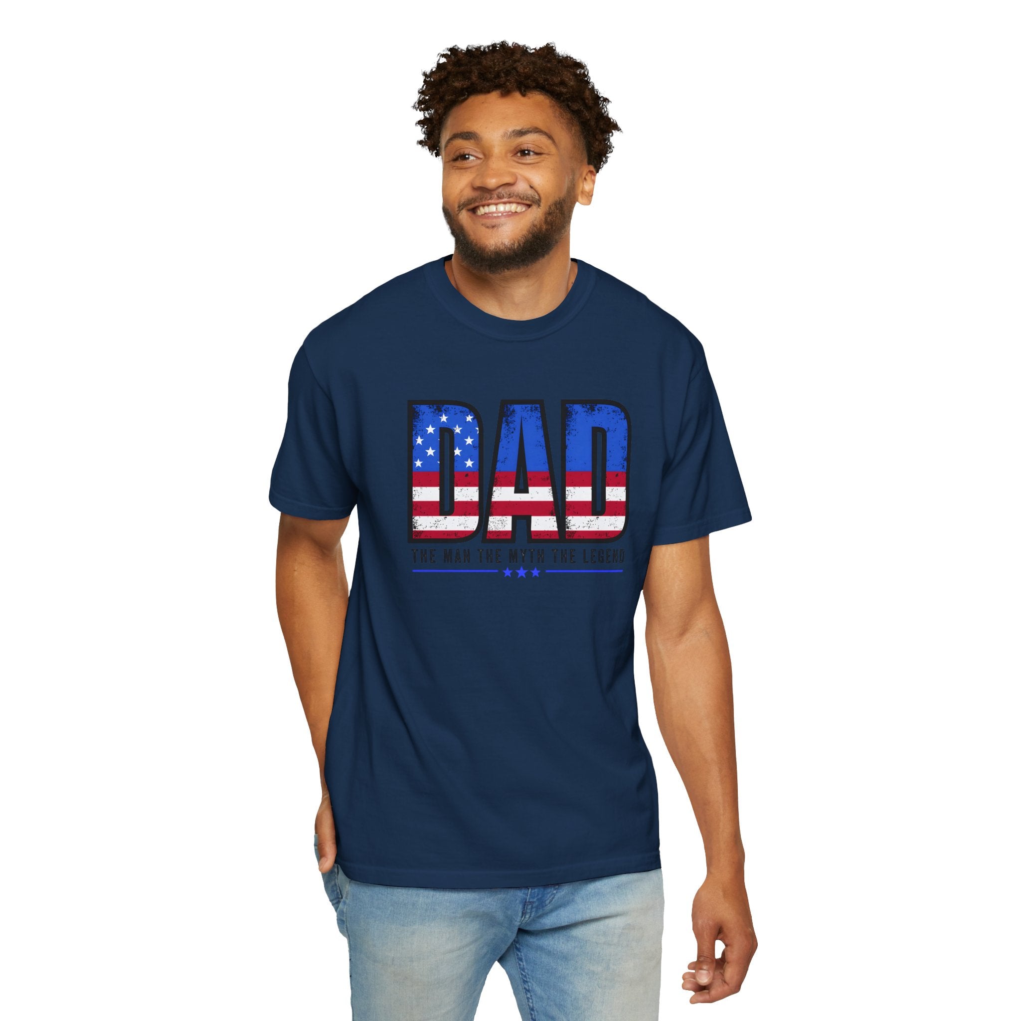 Unisex Garment-Dyed T-shirt Dad the man