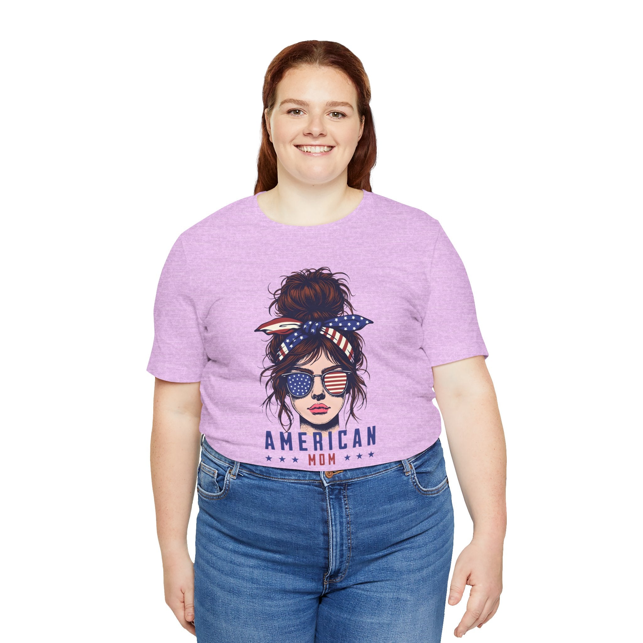 American Mom T-Shirt – Patriotic Mom Graphic Tee