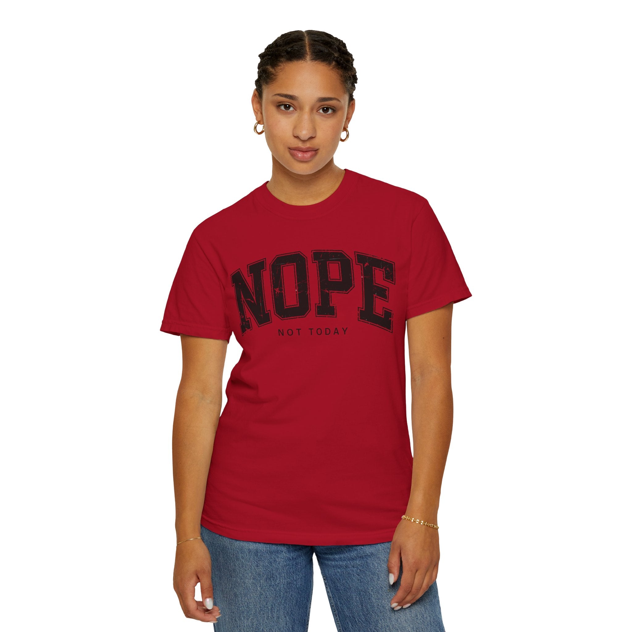 Unisex T-shirt Nope Not Today Funny Graphic Tee