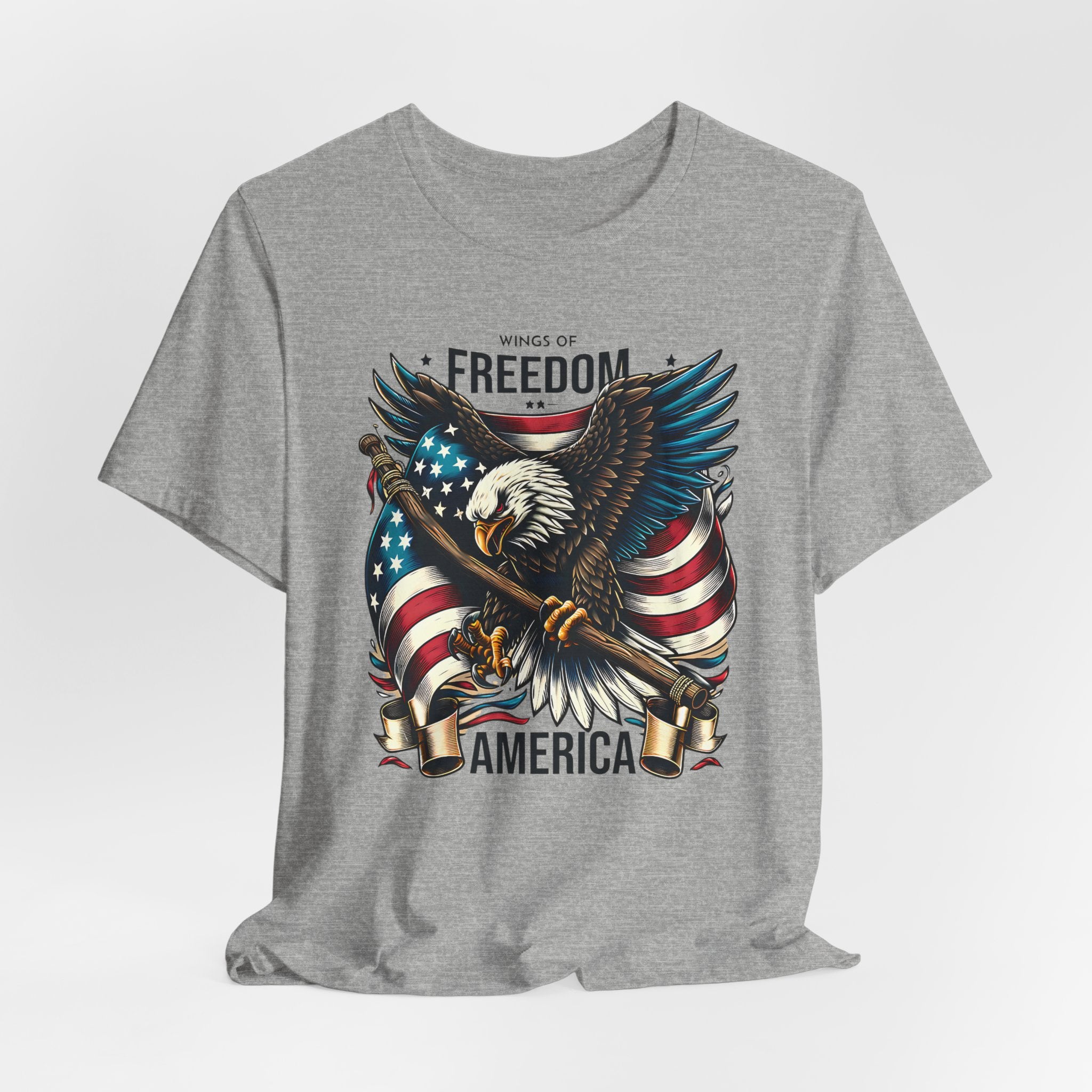 Patriotic Eagle T-Shirt – Freedom America Graphic Tee