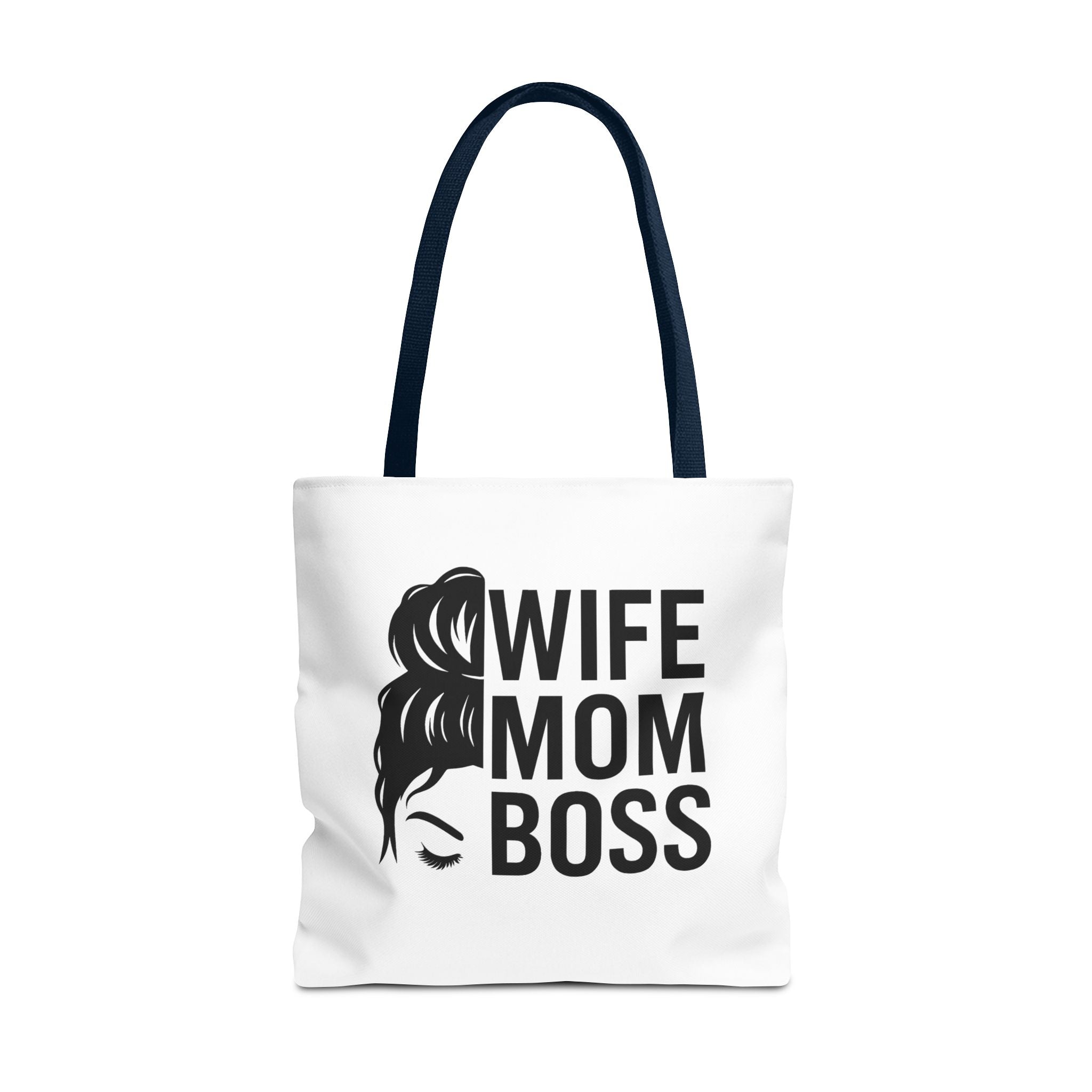 Wife Mom Boss Tote Bag - Chic, Durable Tote for Moms, Stylish Carry-All, Gift for Mother's Day, Work, and Everyday Use