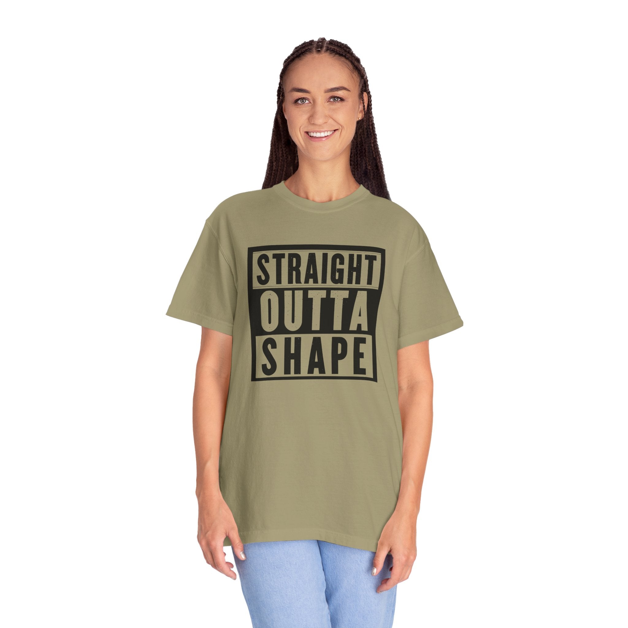 Shape Distorted Unisex Garment-Dyed T-shirt