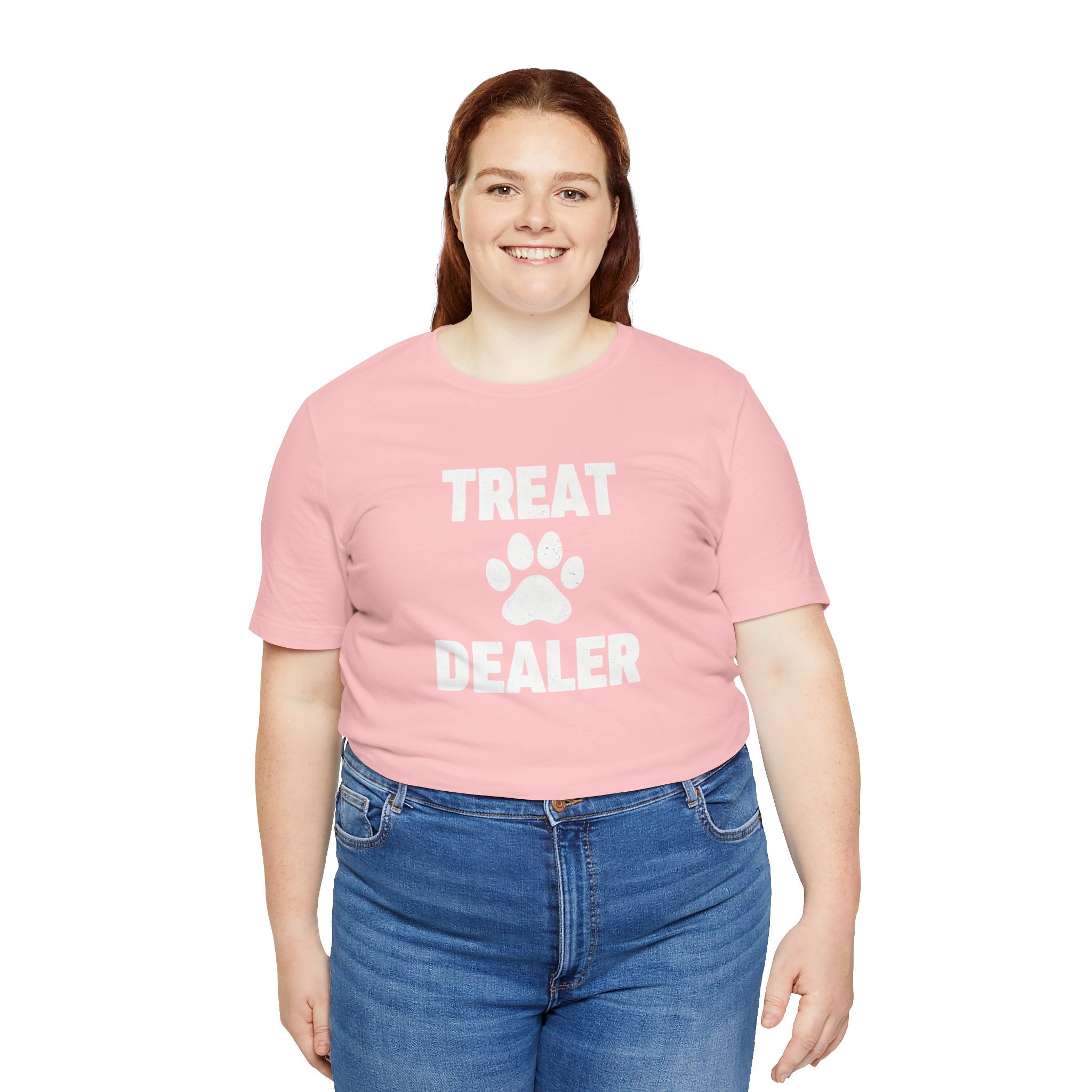 Treat Dealer T-Shirt — Funny Paw Print Tee for Dog Lovers