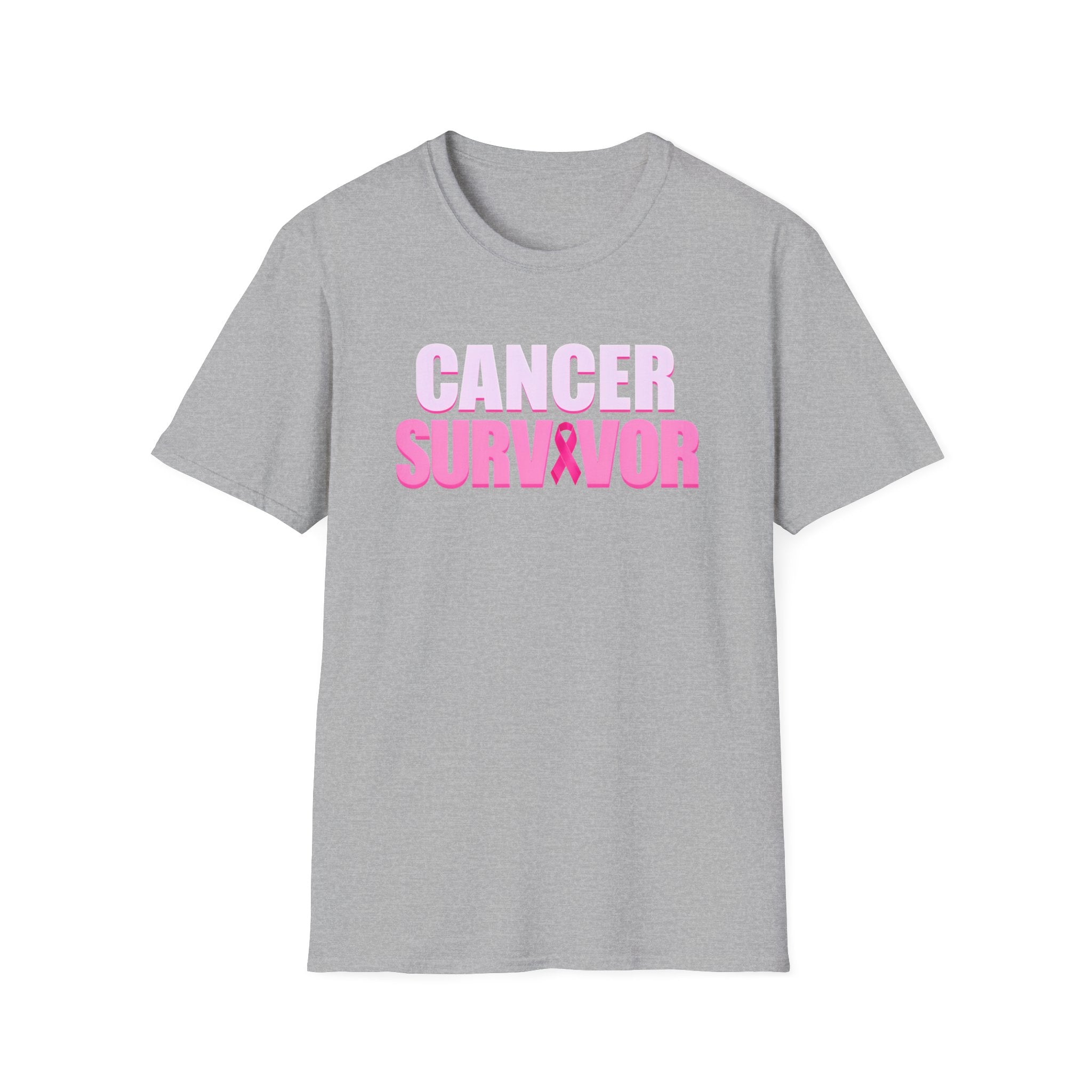 Cancer Survivor Unisex Softstyle T-Shirt - Empowering Gift for Fighters, Supporters, Awareness Events, Celebration of Life