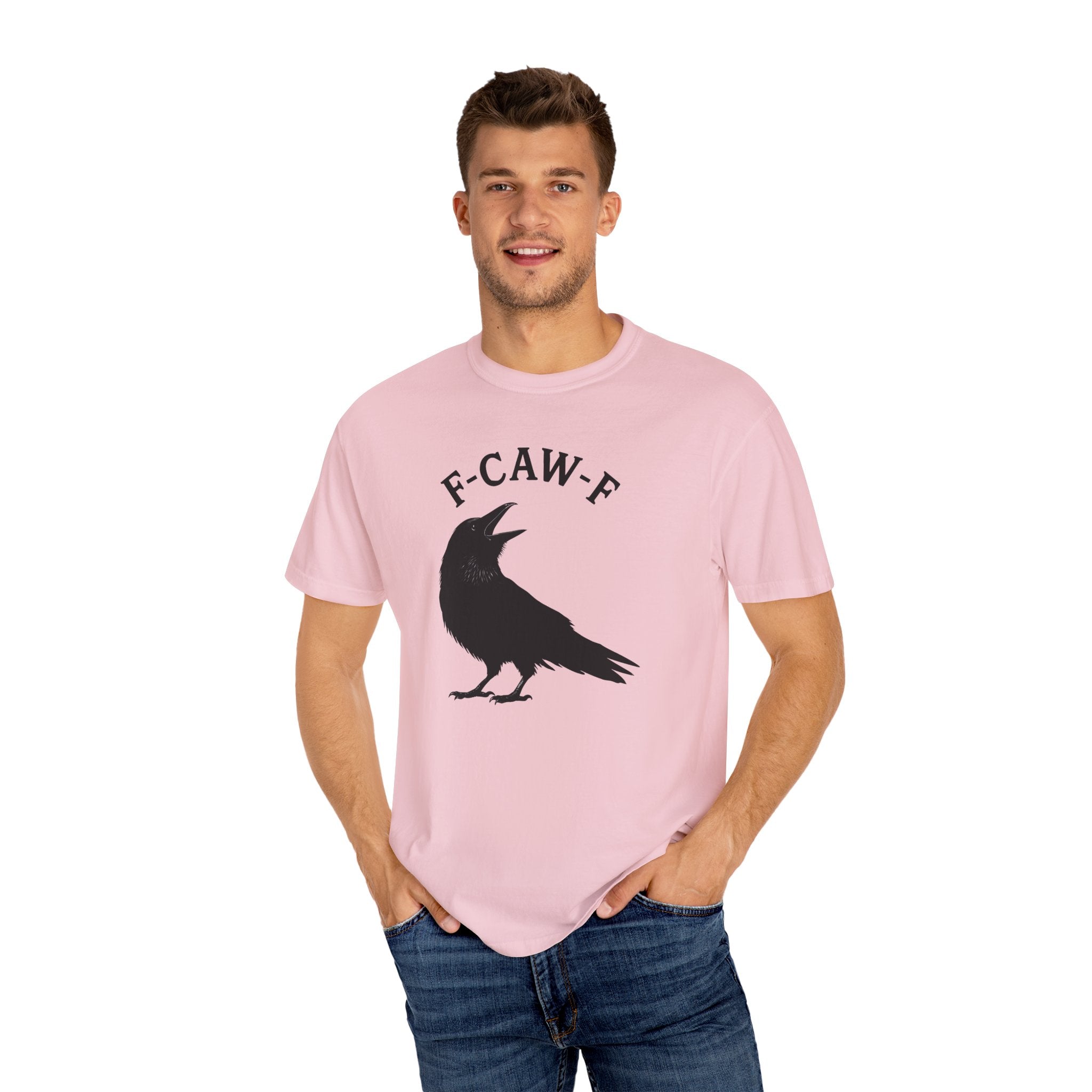 F-Caw-F Unisex Garment-Dyed T-Shirt