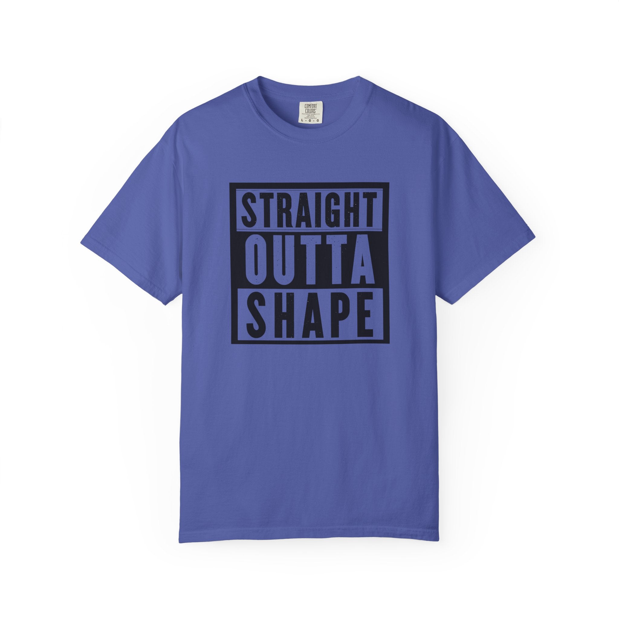 Shape Distorted Unisex Garment-Dyed T-shirt