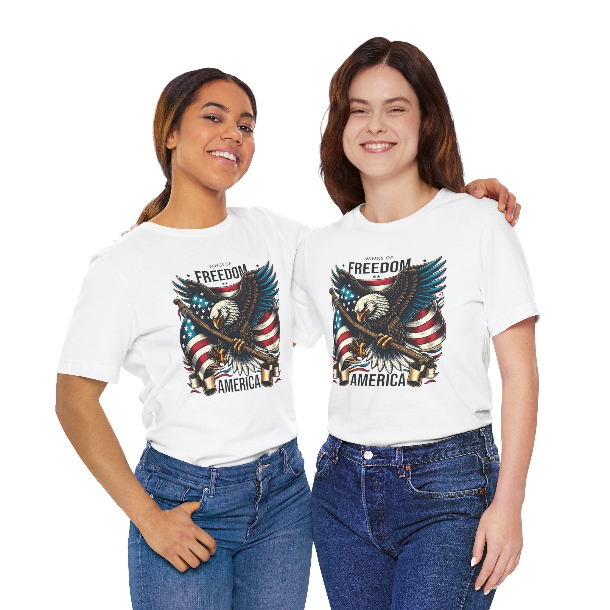 Patriotic Eagle T-Shirt – Freedom America Graphic Tee