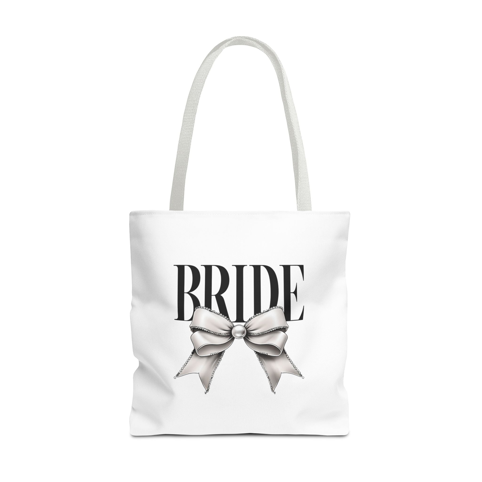 Elegant Bride Tote Bag with Bow Design