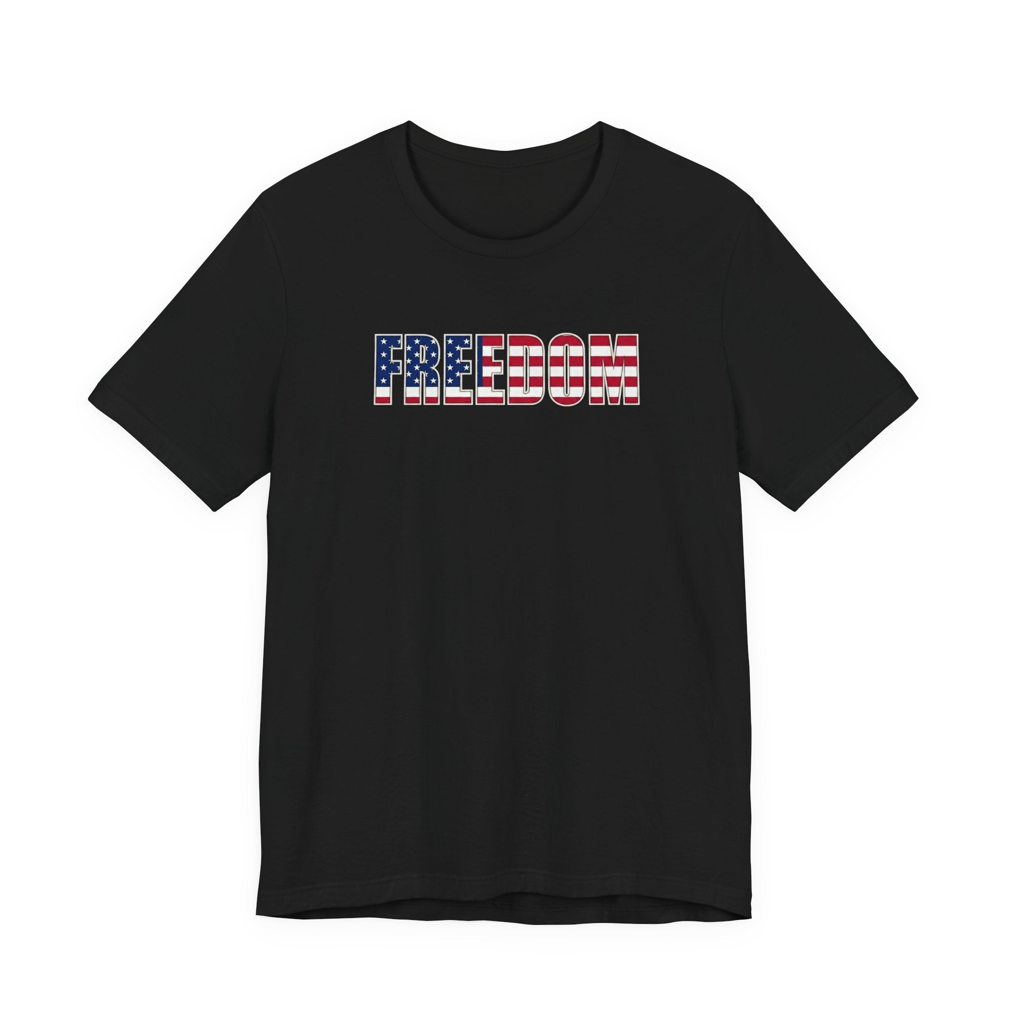 Freedom American Flag Tee — Patriotic 'FREEDOM' Graphic T-Shirt