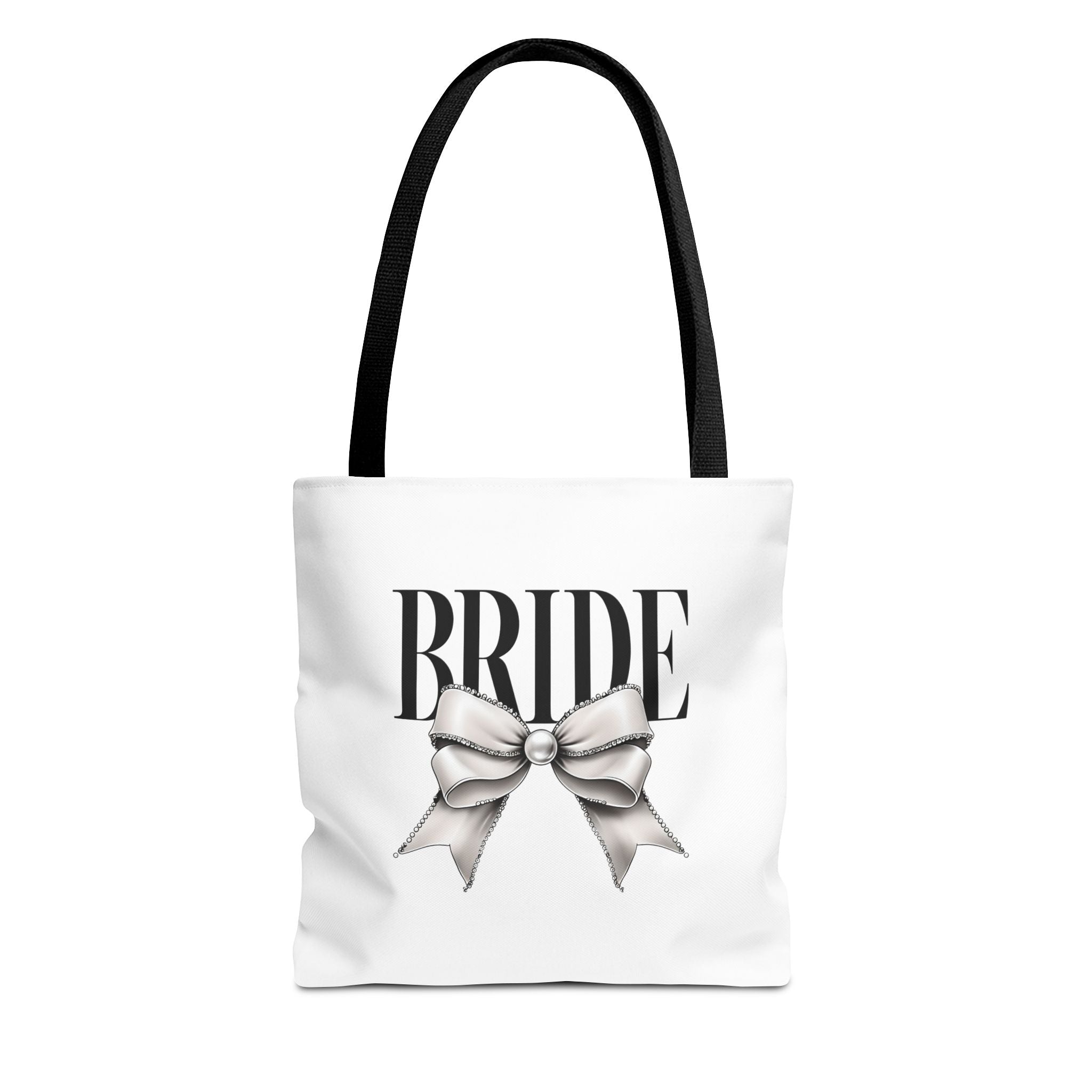 Elegant Bride Tote Bag with Bow Design
