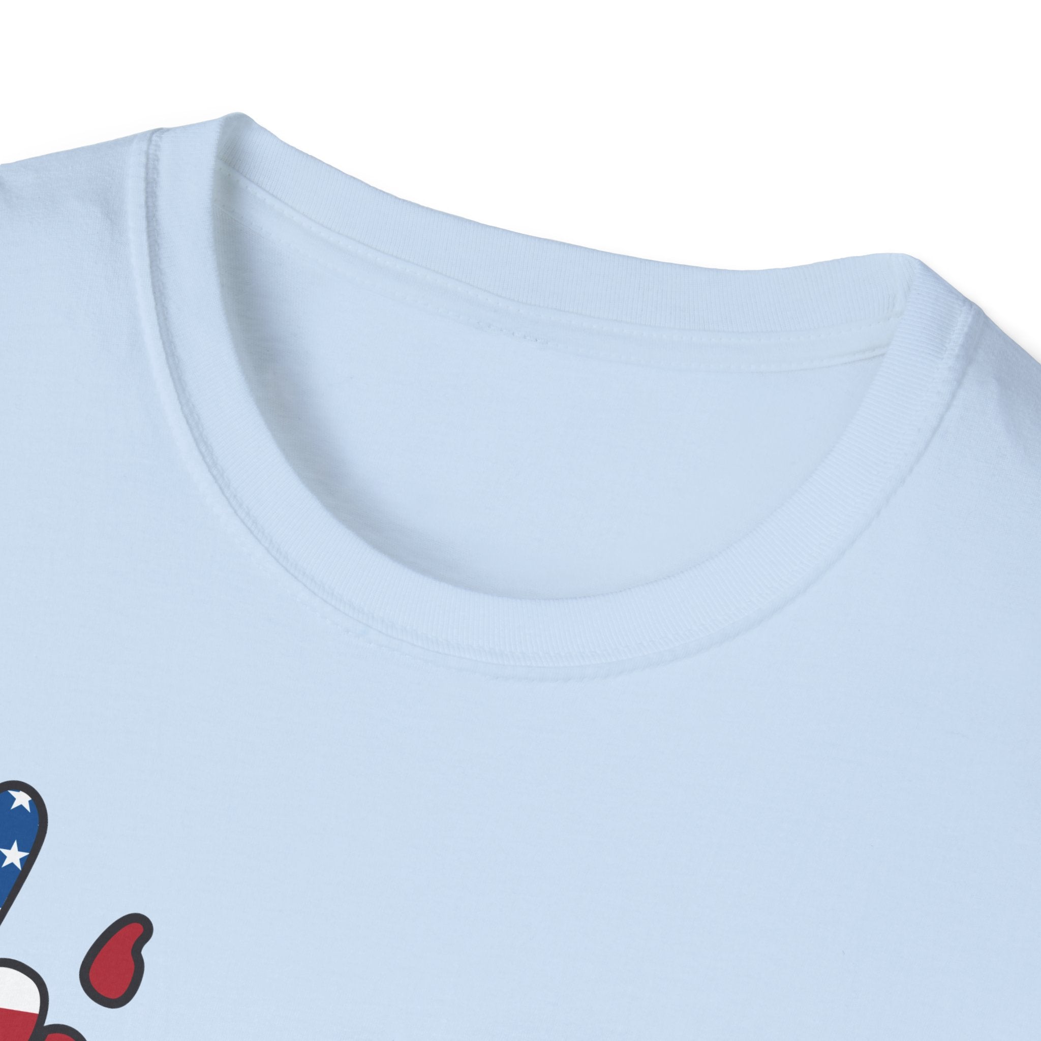 Patriotic Peace T-Shirt for Unisex, Casual Wear, Independence Day Gift, Summer Style, Comfortable Tee