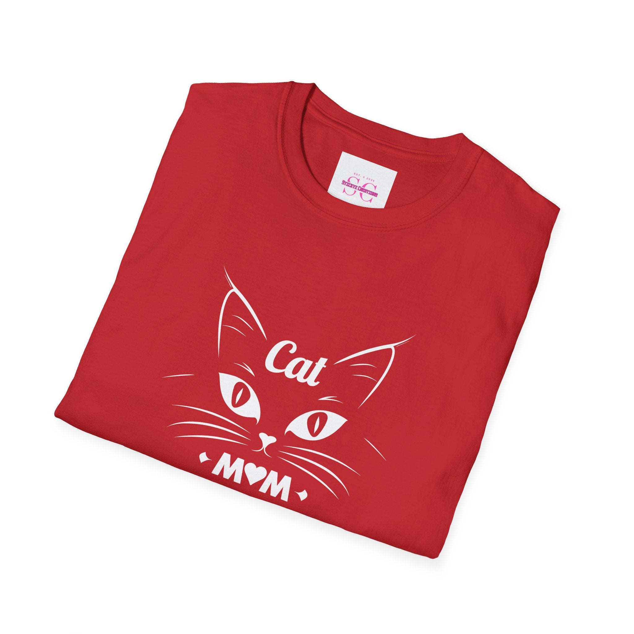 Cat Mom T-Shirt, Cute Cat Lover Tee, Purr-fect Gift for Cat Owners, Animal Lover Apparel, Pet Mom Shirt