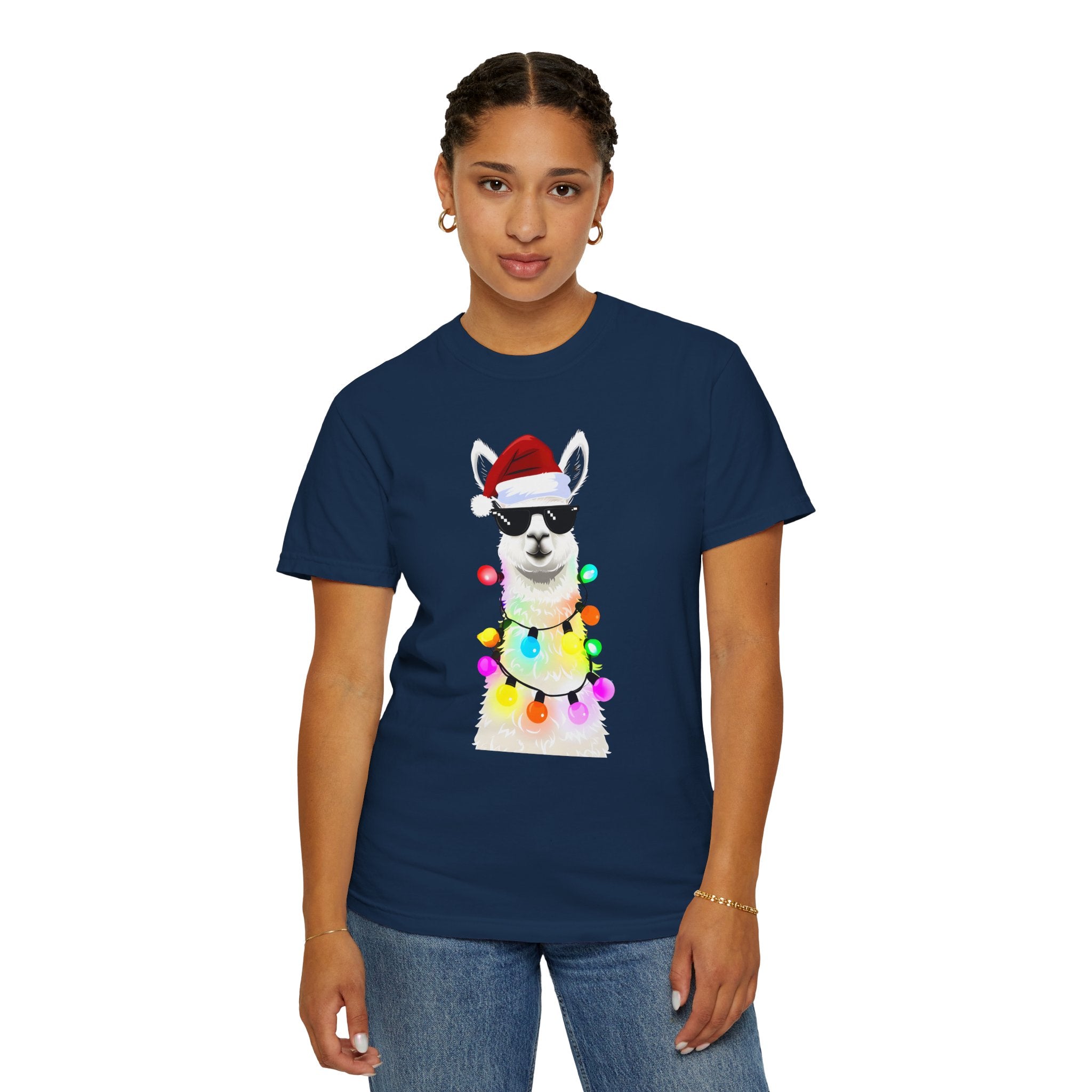 Cool Christmas Llama T-Shirt