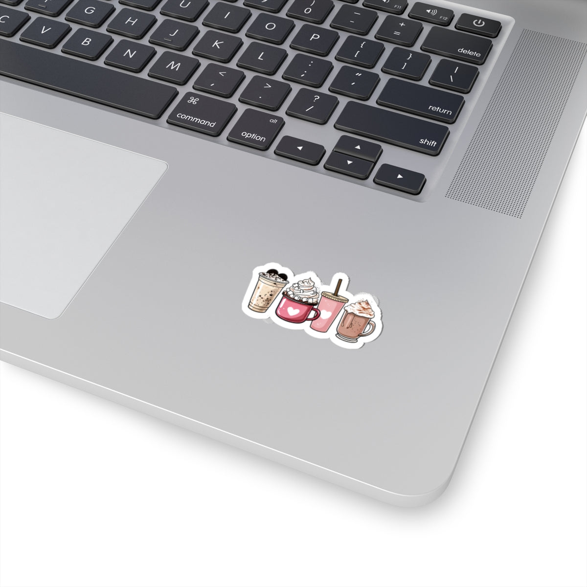 Coffee Lovers Kiss-Cut Stickers - Cute Drink Designs for Laptops & Journals