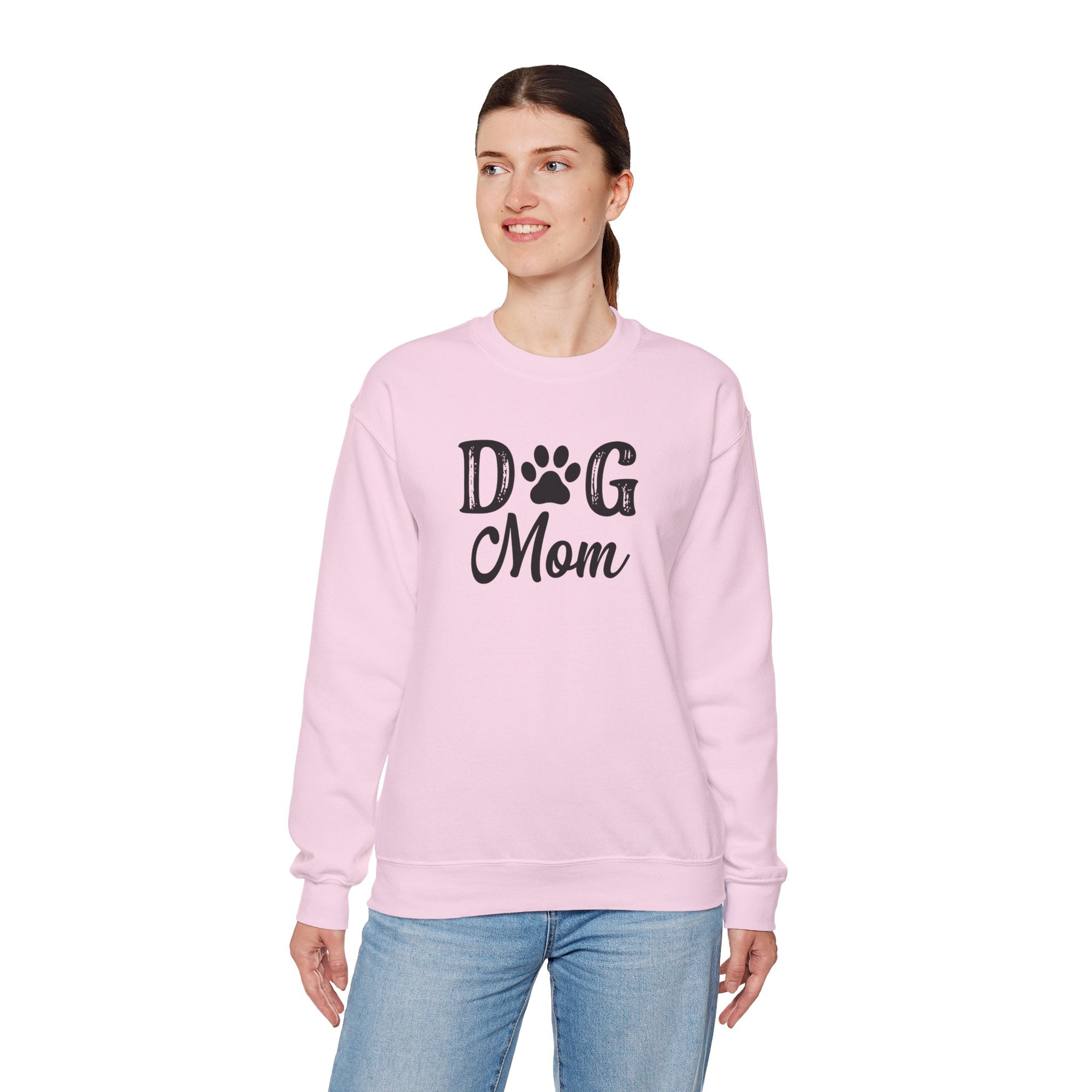 Dog Mom Crewneck Sweatshirt - Cozy Gift for Pet Lovers