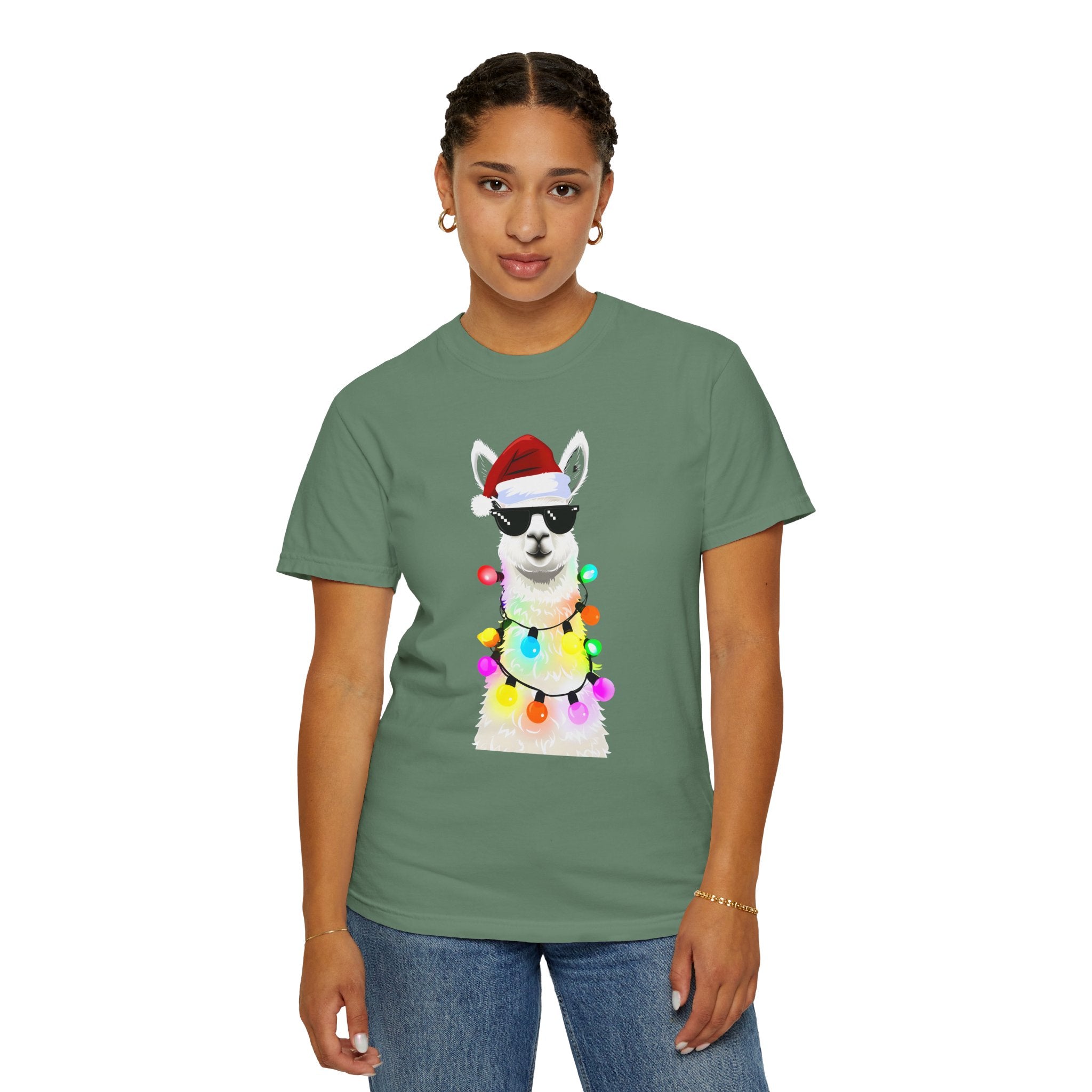 Cool Christmas Llama T-Shirt