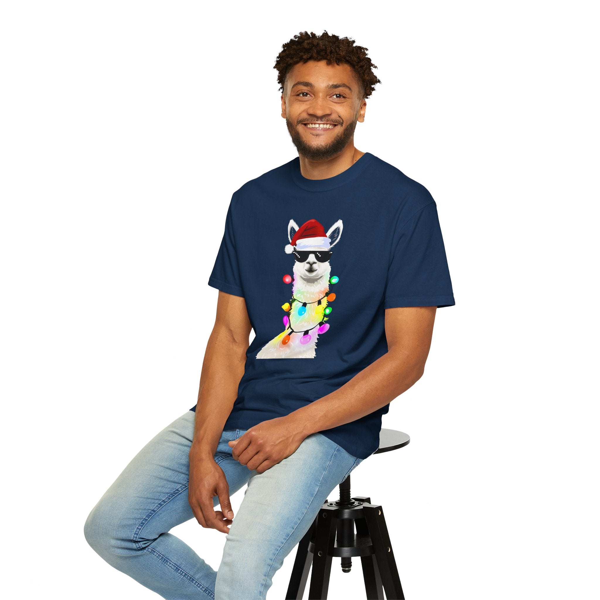 Cool Christmas Llama T-Shirt