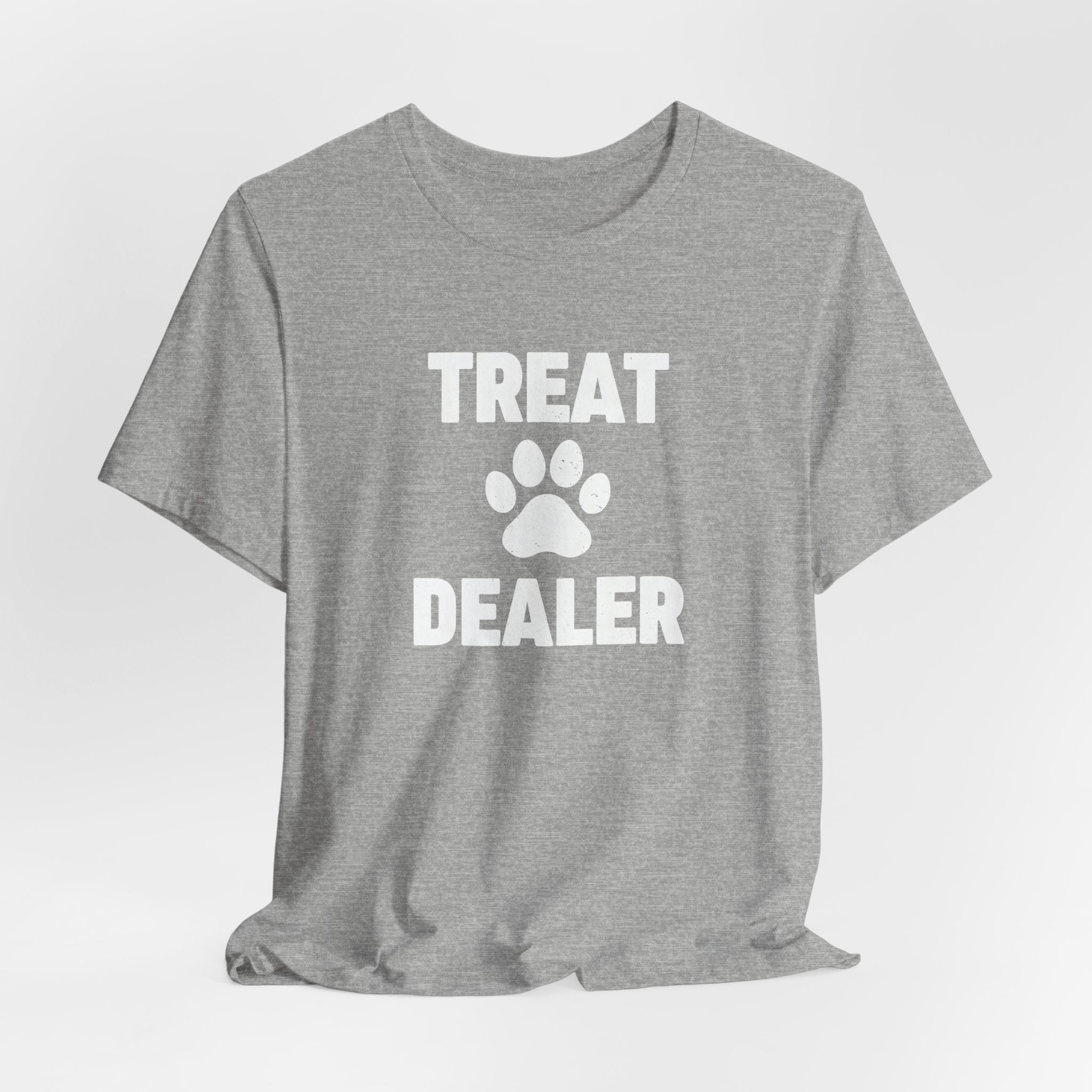 Treat Dealer T-Shirt — Funny Paw Print Tee for Dog Lovers