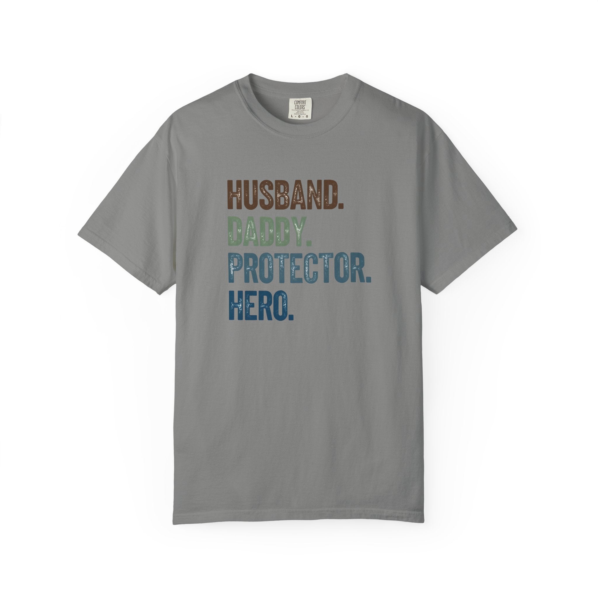 Hero Dad T-shirt, Unisex Garment-Dyed Tee for Fathers, Perfect Father's Day Gift, Casual Wear, Family Celebration