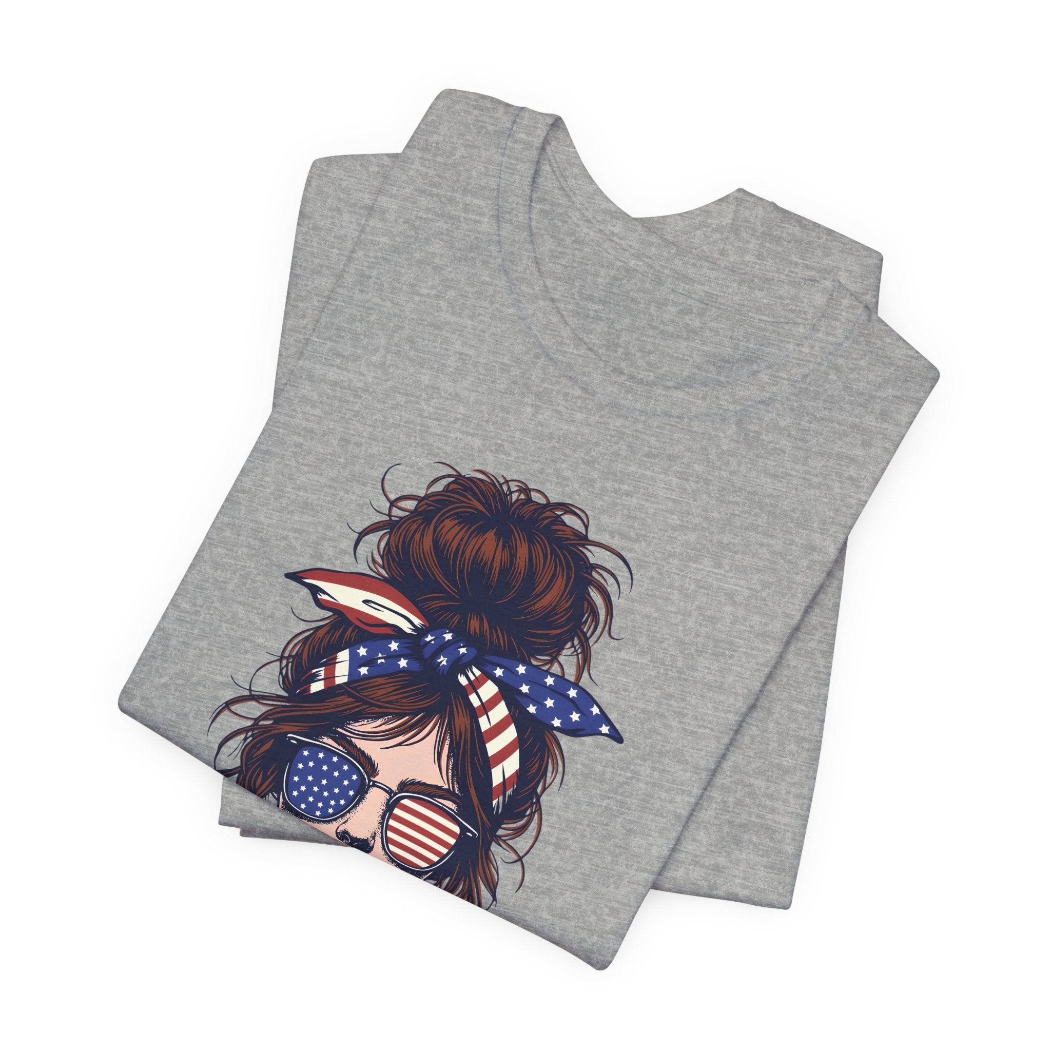 American Mom T-Shirt – Patriotic Mom Graphic Tee