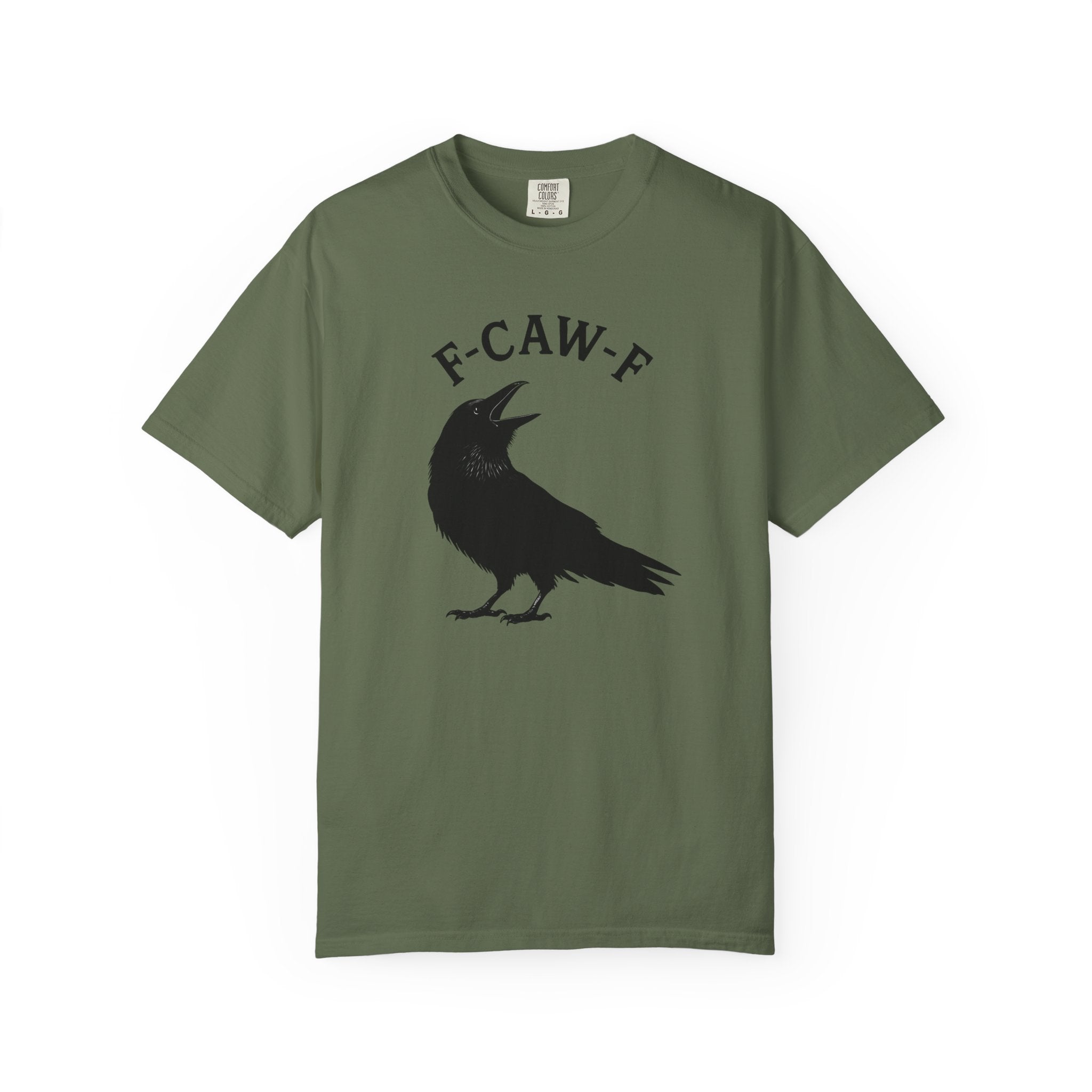 F-Caw-F Unisex Garment-Dyed T-Shirt