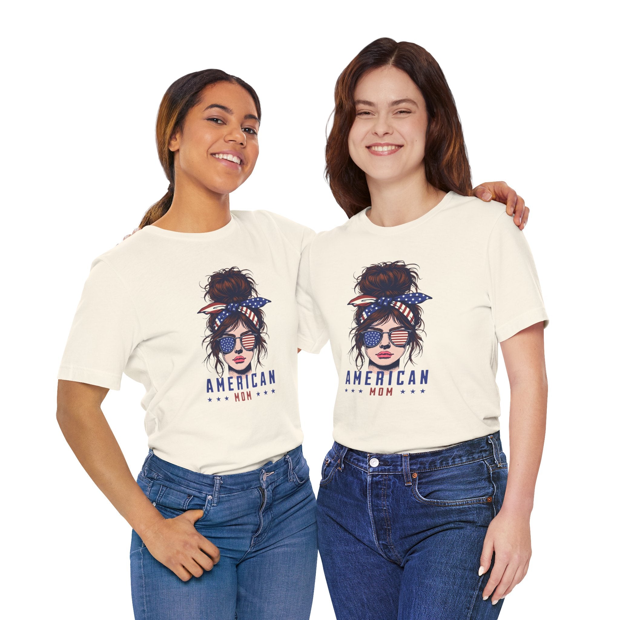 American Mom T-Shirt – Patriotic Mom Graphic Tee