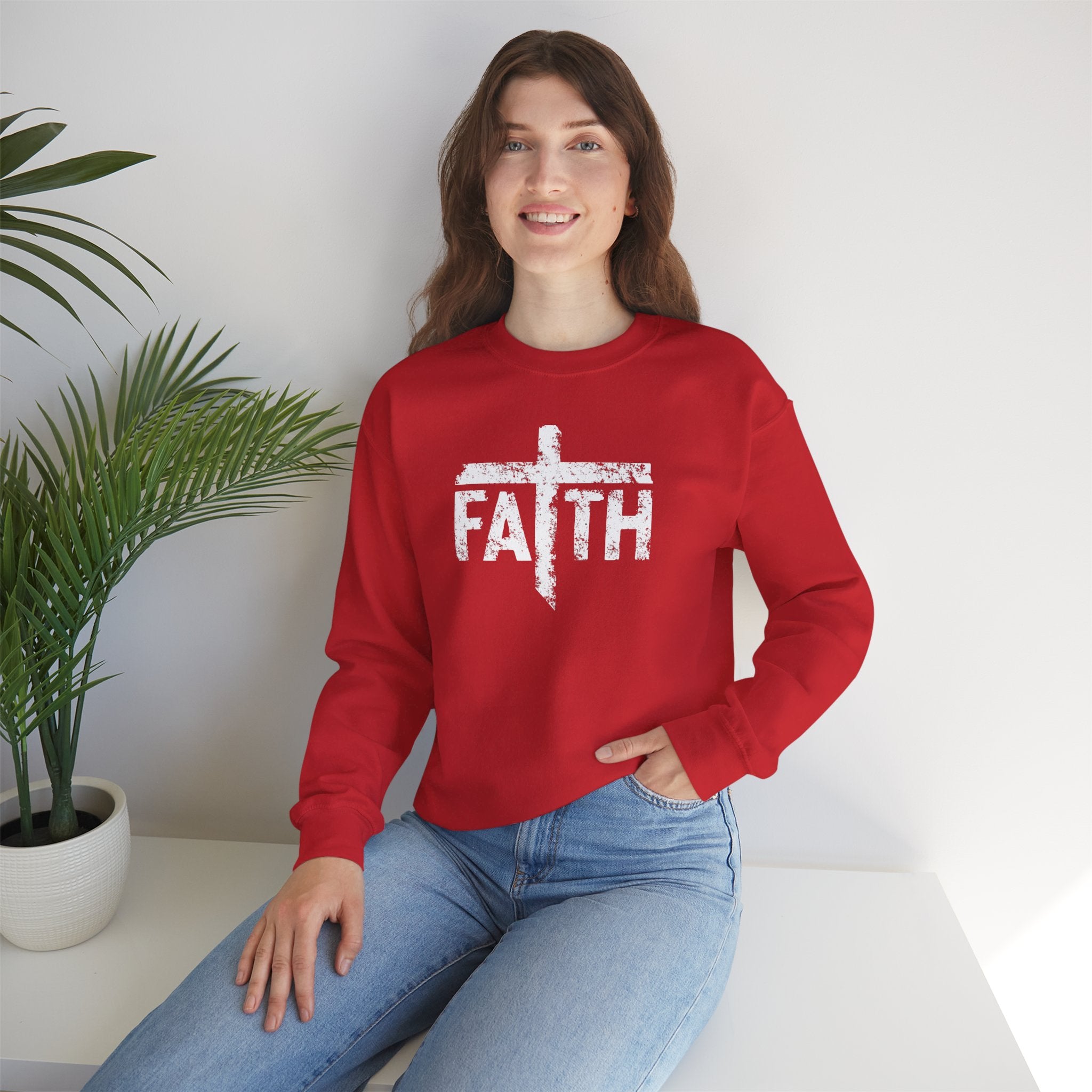 Faith-Inspired Unisex Crewneck Sweatshirt - Cozy Faithful Apparel, Gifts for Believers, Religious Sweatshirt, Christian Comfort Wear, [...]
