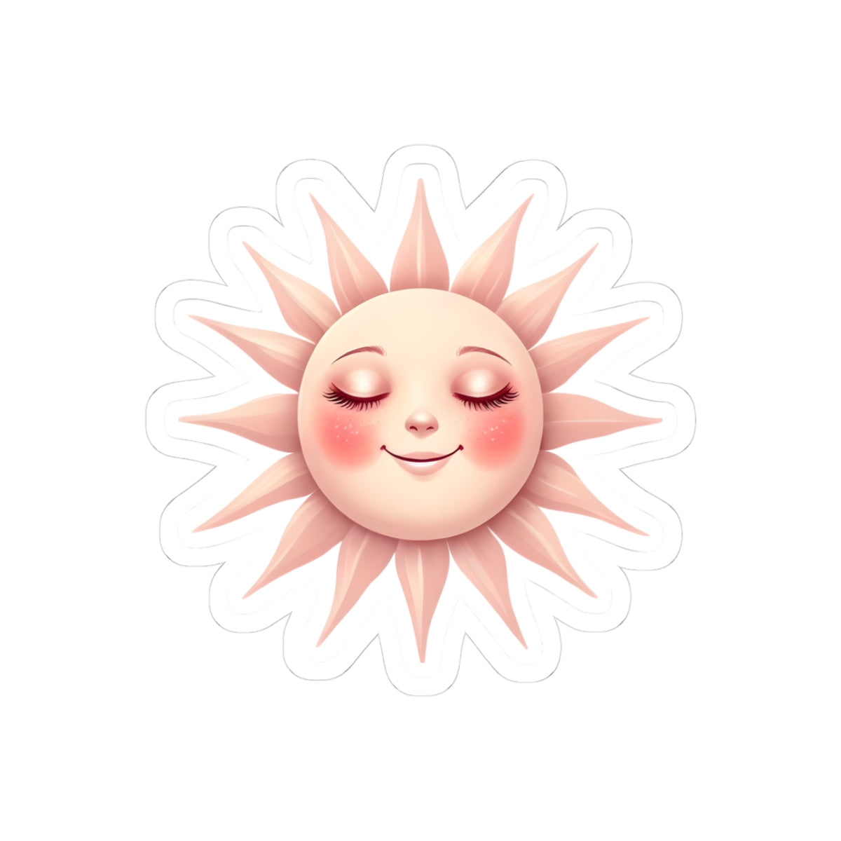 Sunshine Kiss-Cut Stickers, Cute Sun Stickers for Laptops, Journals, Water Bottles, Summer Decor, Gift for Sunshine Lovers