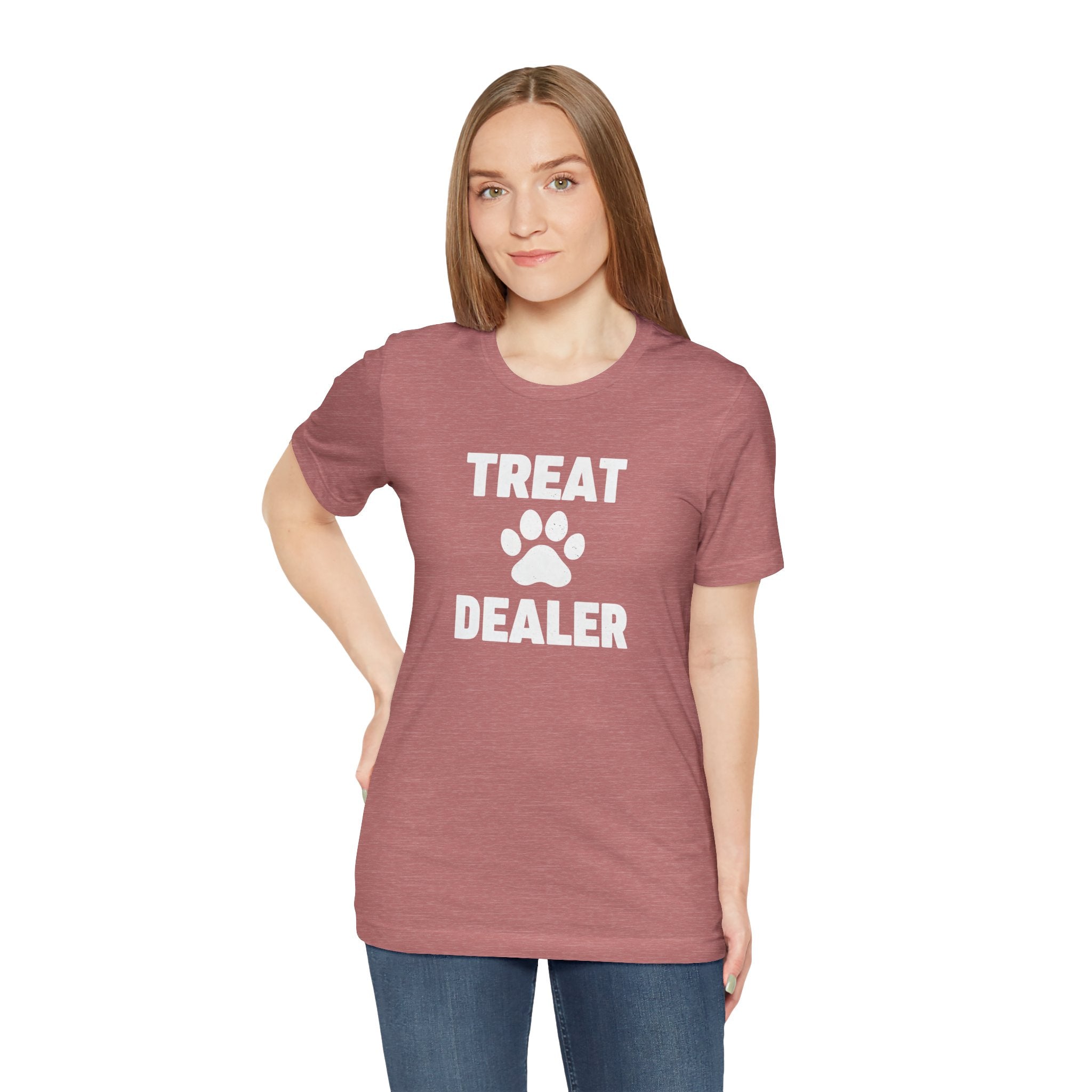 Treat Dealer T-Shirt — Funny Paw Print Tee for Dog Lovers
