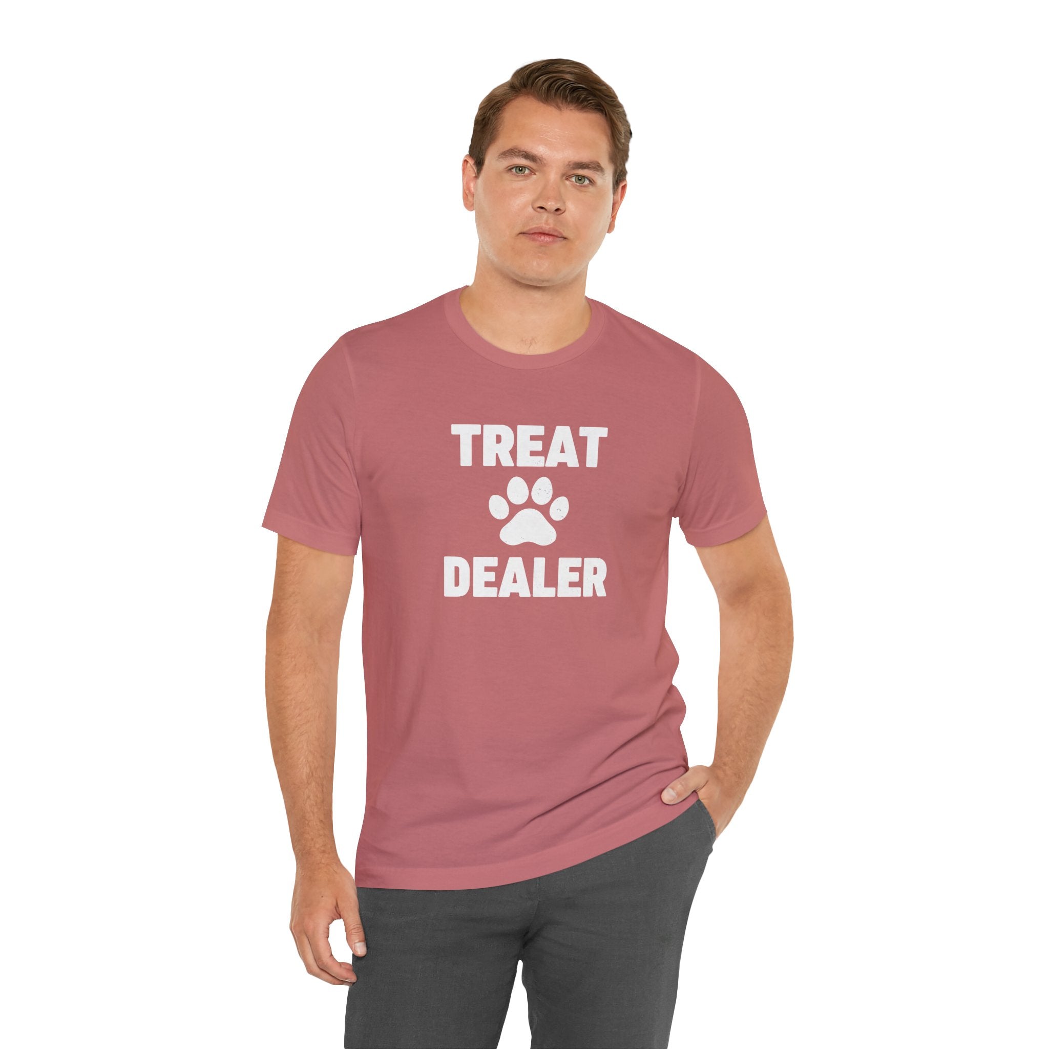 Treat Dealer T-Shirt — Funny Paw Print Tee for Dog Lovers