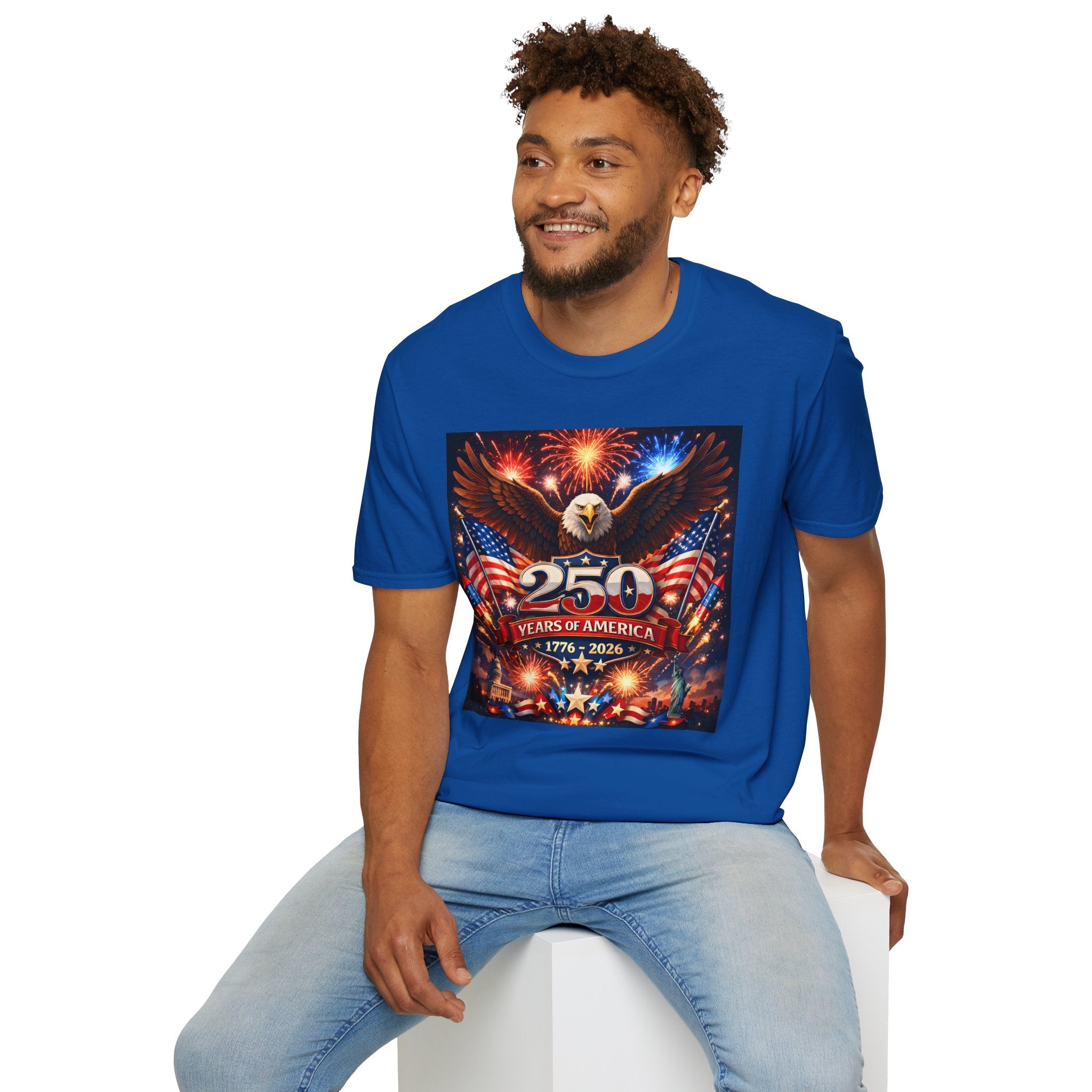 250 Years of America T-Shirt — Patriotic Eagle 1776–2026 Independence Day Tee