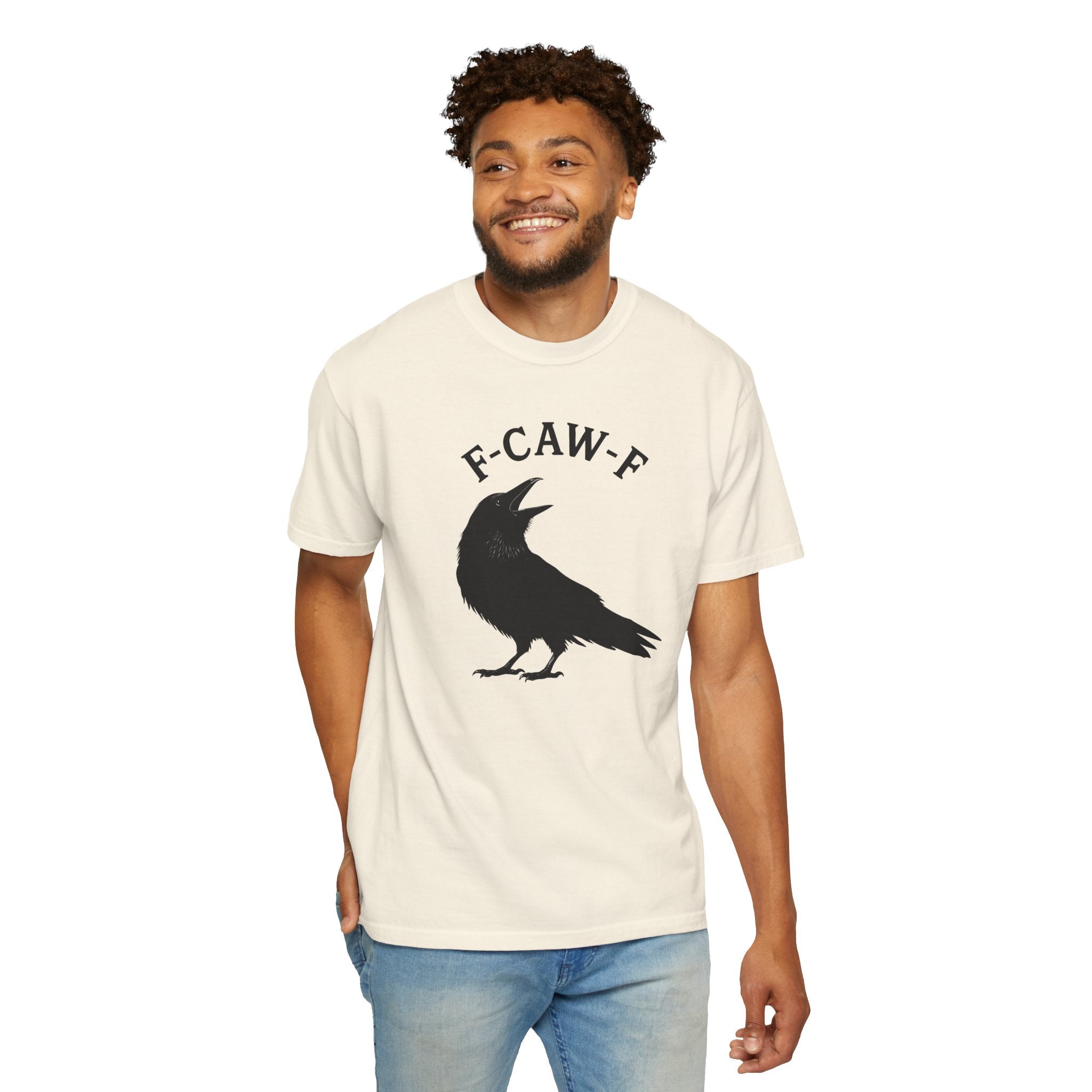 F-Caw-F Unisex Garment-Dyed T-Shirt