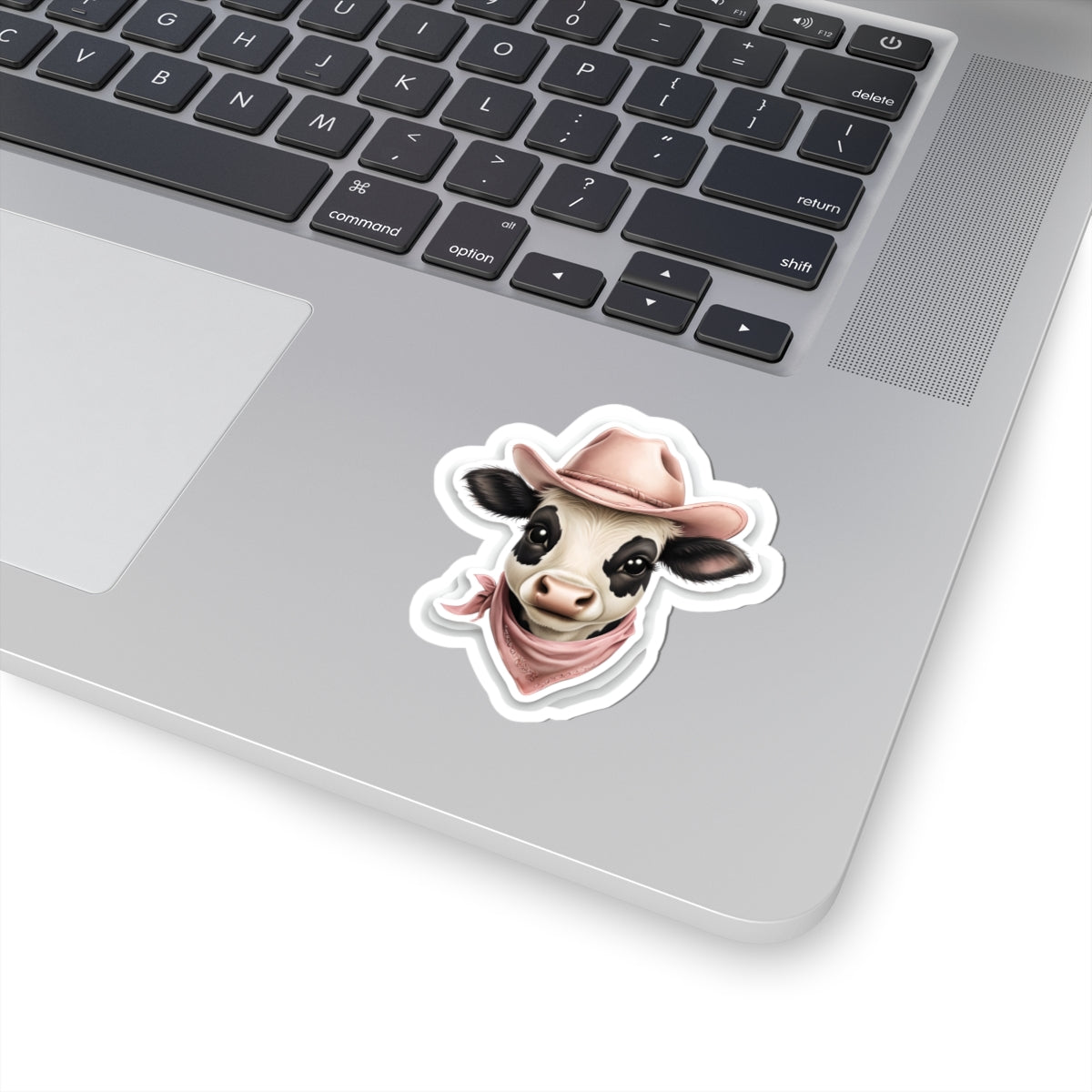 Cowgirl Cow Kiss-Cut Stickers | Fun Western Décor for Laptops & Water Bottles