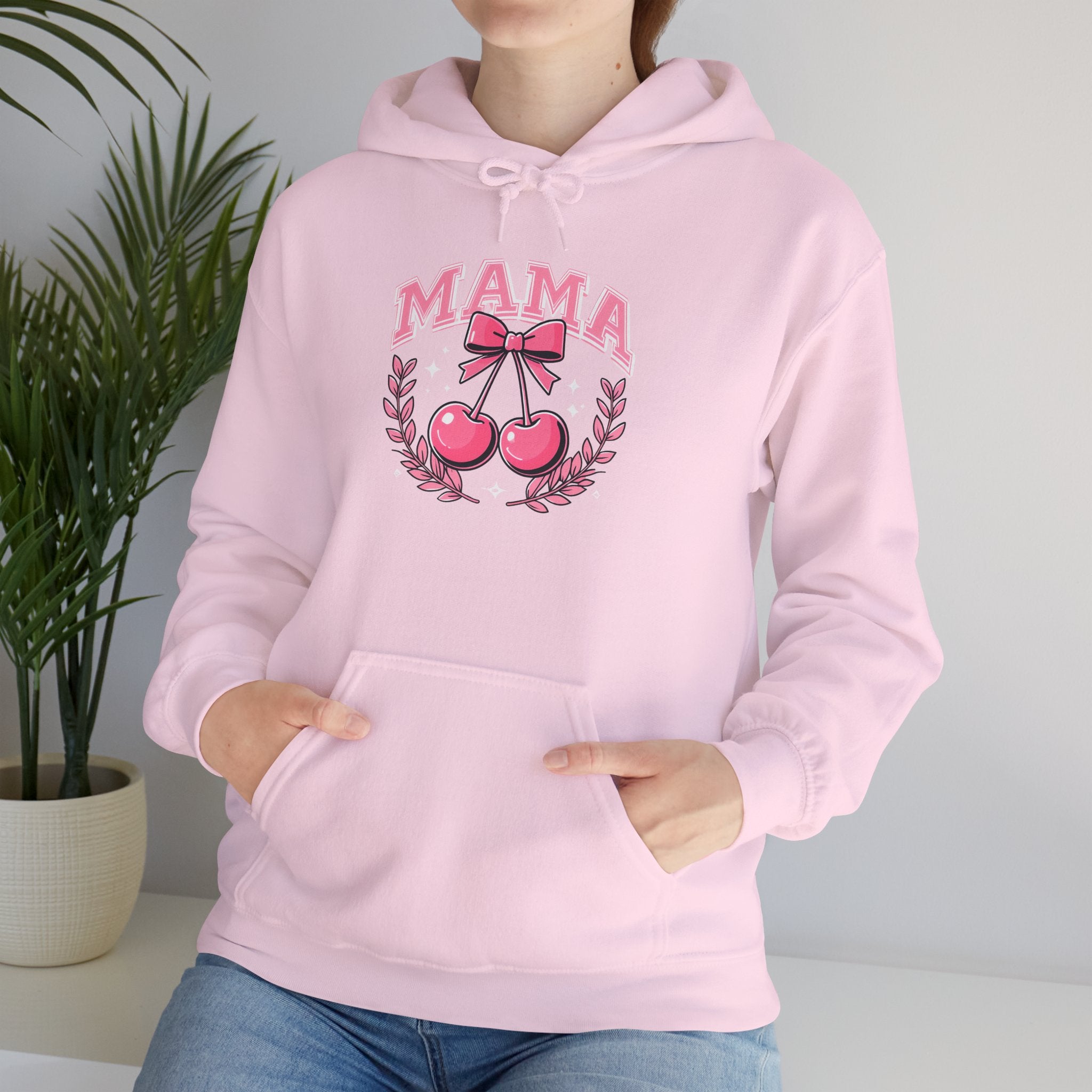 Mama Cherries Hoodie - Cozy Sweatshirt for Moms, Mother's Day Gift, Cute Family Wear, Comfortable Casual Outfit
