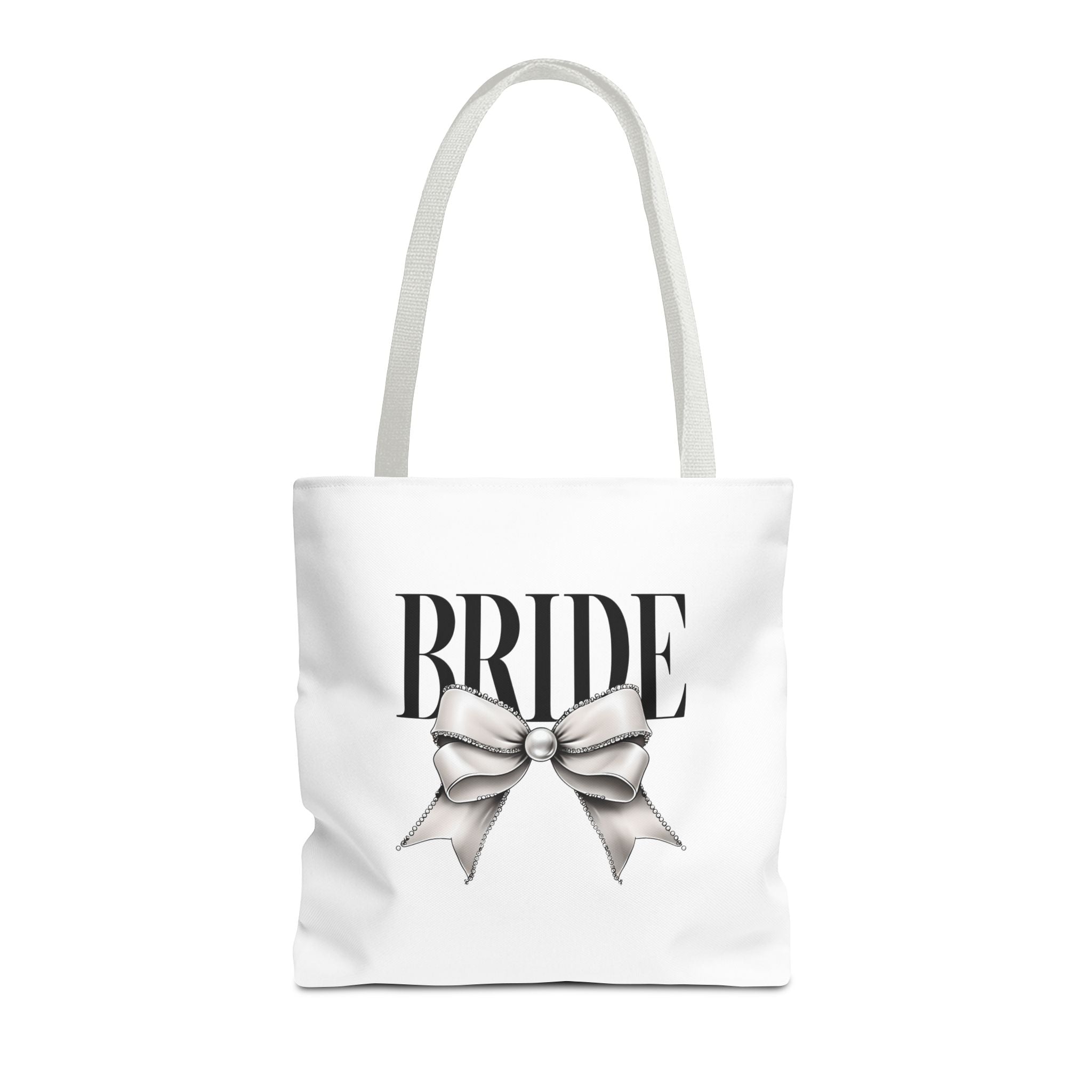 Elegant Bride Tote Bag with Bow Design