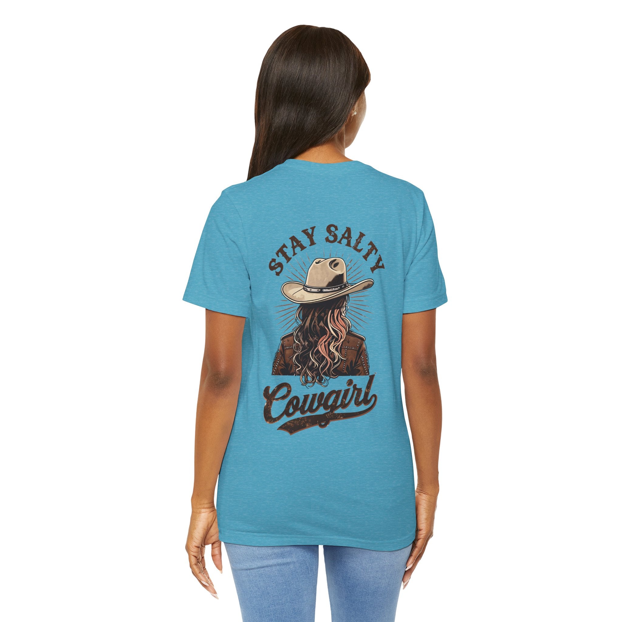 Stay Salty Cowgirl T-Shirt — Western Cowgirl Graphic Tee