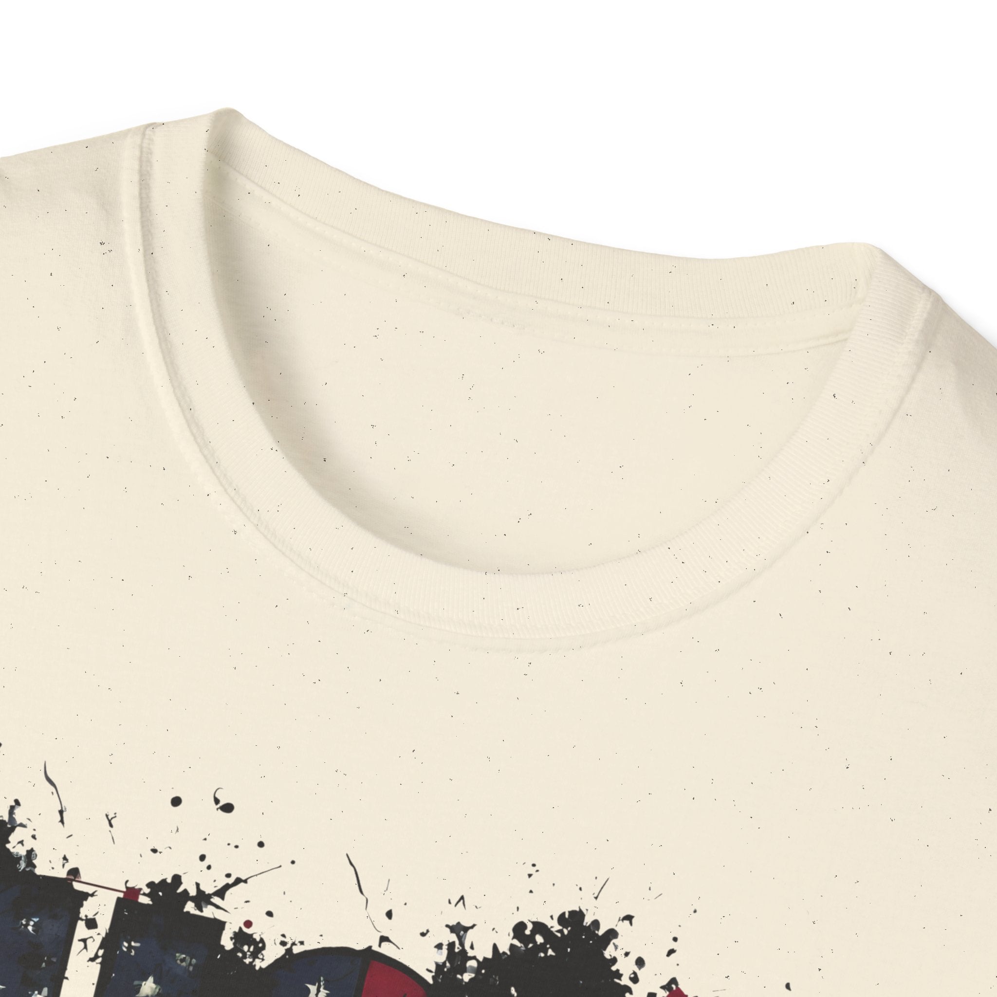 USA Flag Grunge T-Shirt — Distressed American Flag Graphic Tee for 4th of July