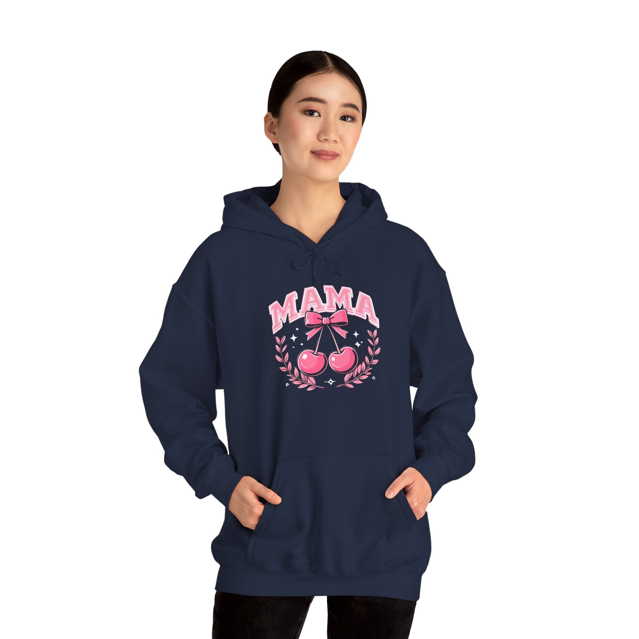 Mama Cherries Hoodie - Cozy Sweatshirt for Moms, Mother's Day Gift, Cute Family Wear, Comfortable Casual Outfit