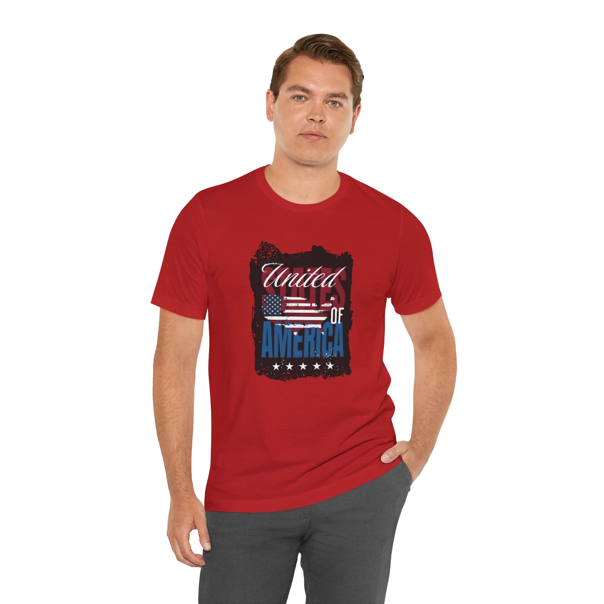 United of America Flag T-Shirt — Patriotic USA Graphic Tee