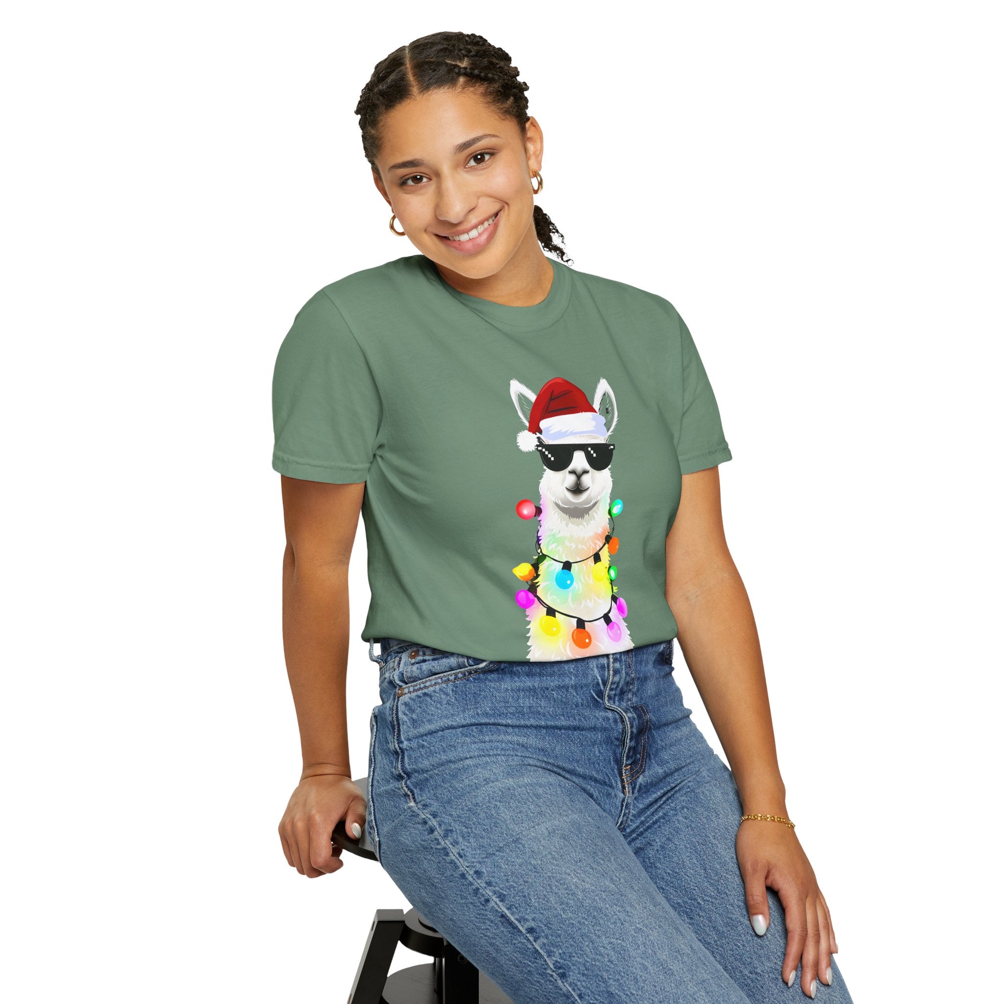 Cool Christmas Llama T-Shirt