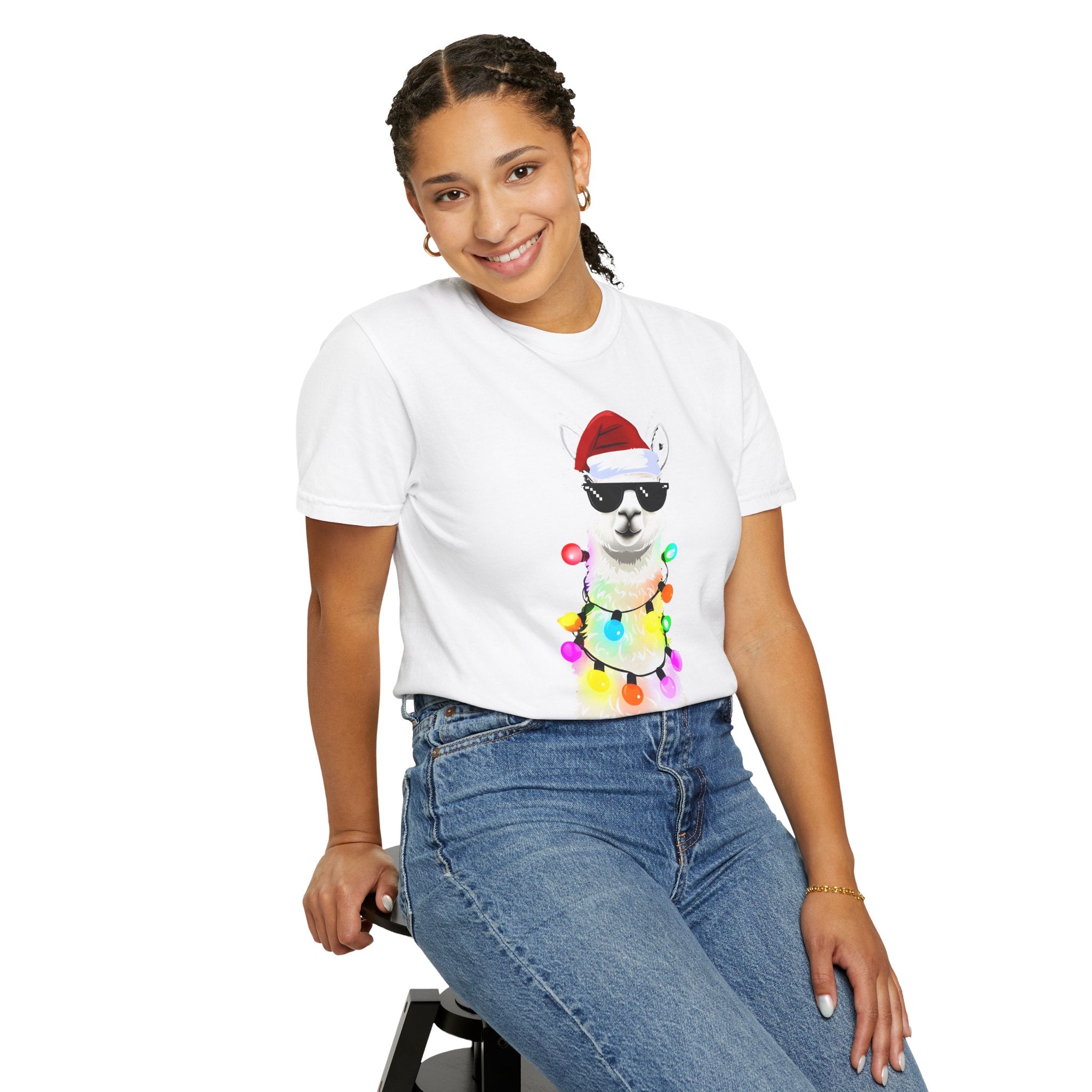 Cool Christmas Llama T-Shirt