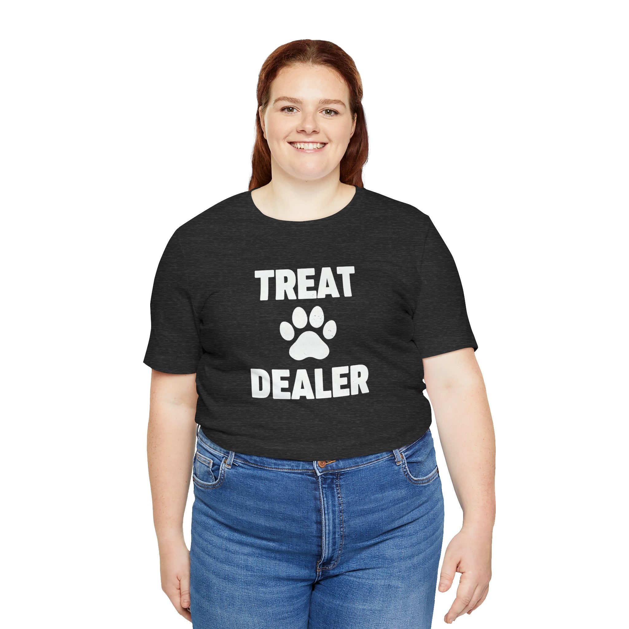 Treat Dealer T-Shirt — Funny Paw Print Tee for Dog Lovers
