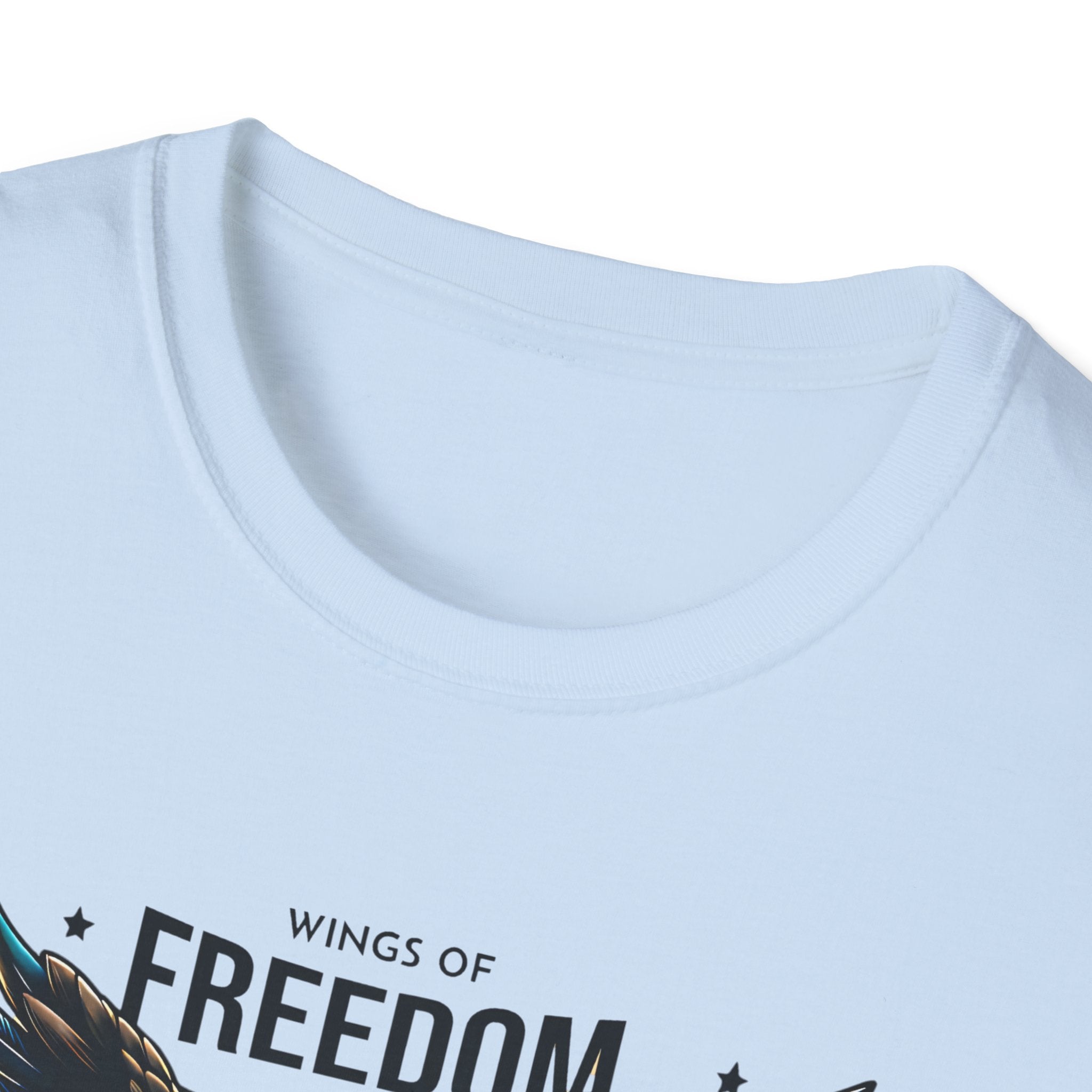 Freedom Eagle T-Shirt — American Flag USA Patriotic Tee (America)
